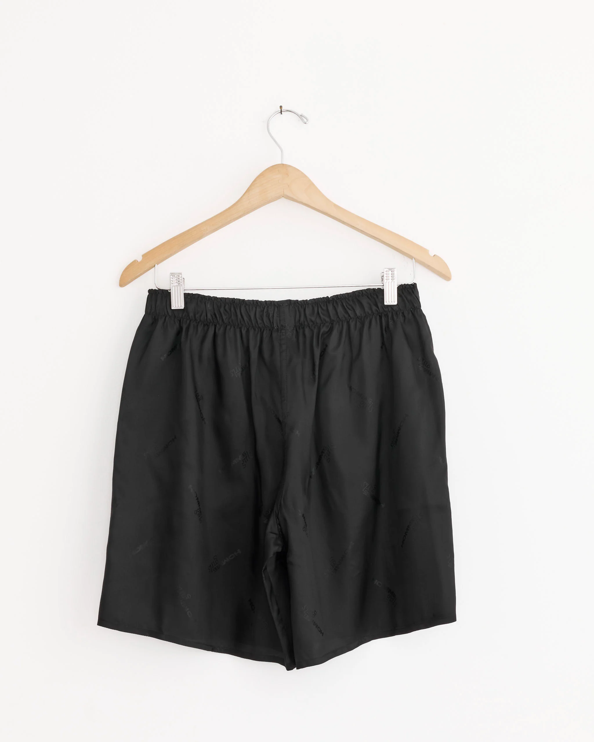Long Boxer Short in Black Logo - Image 3