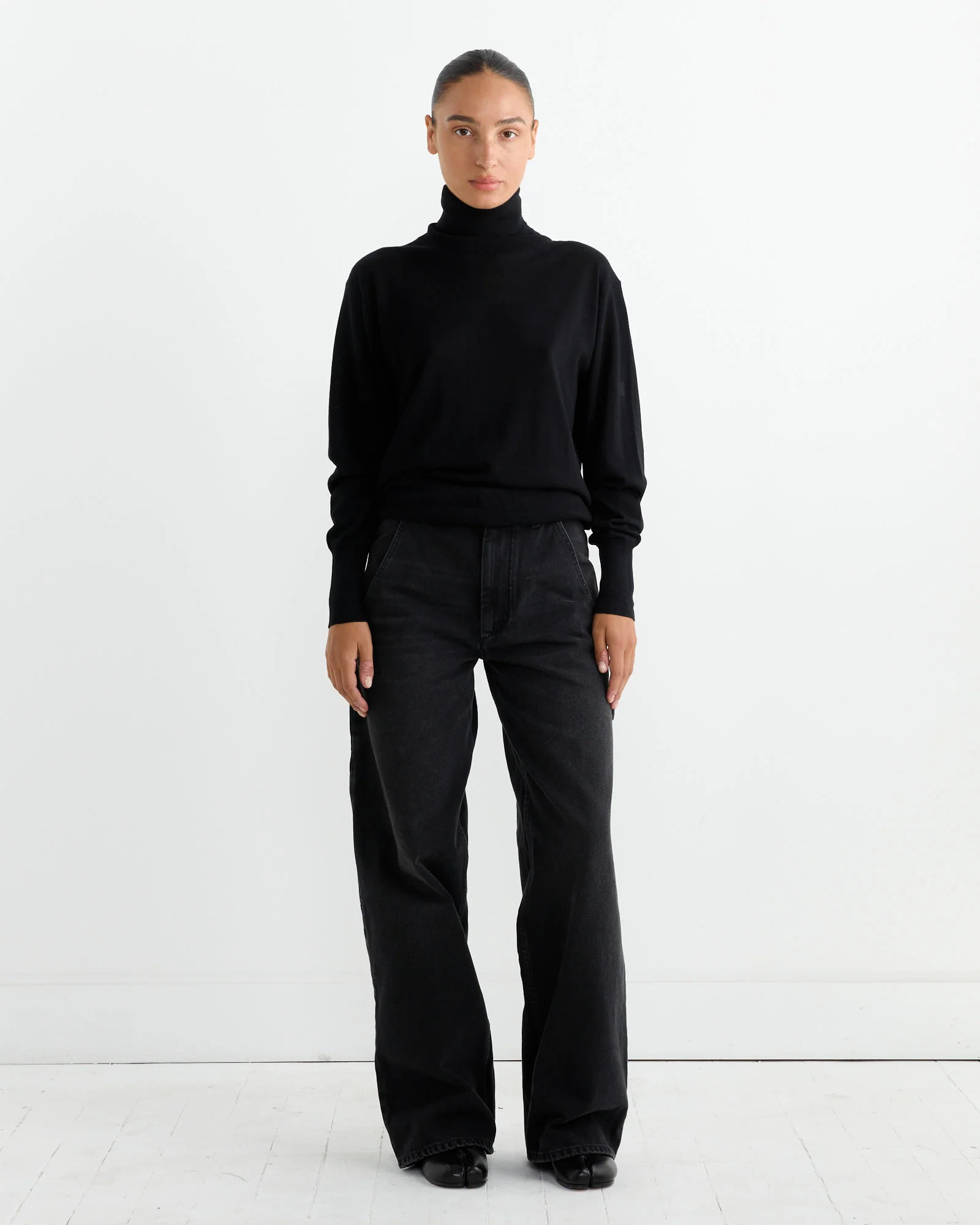 Solene Pant in Faded Black - Image 2