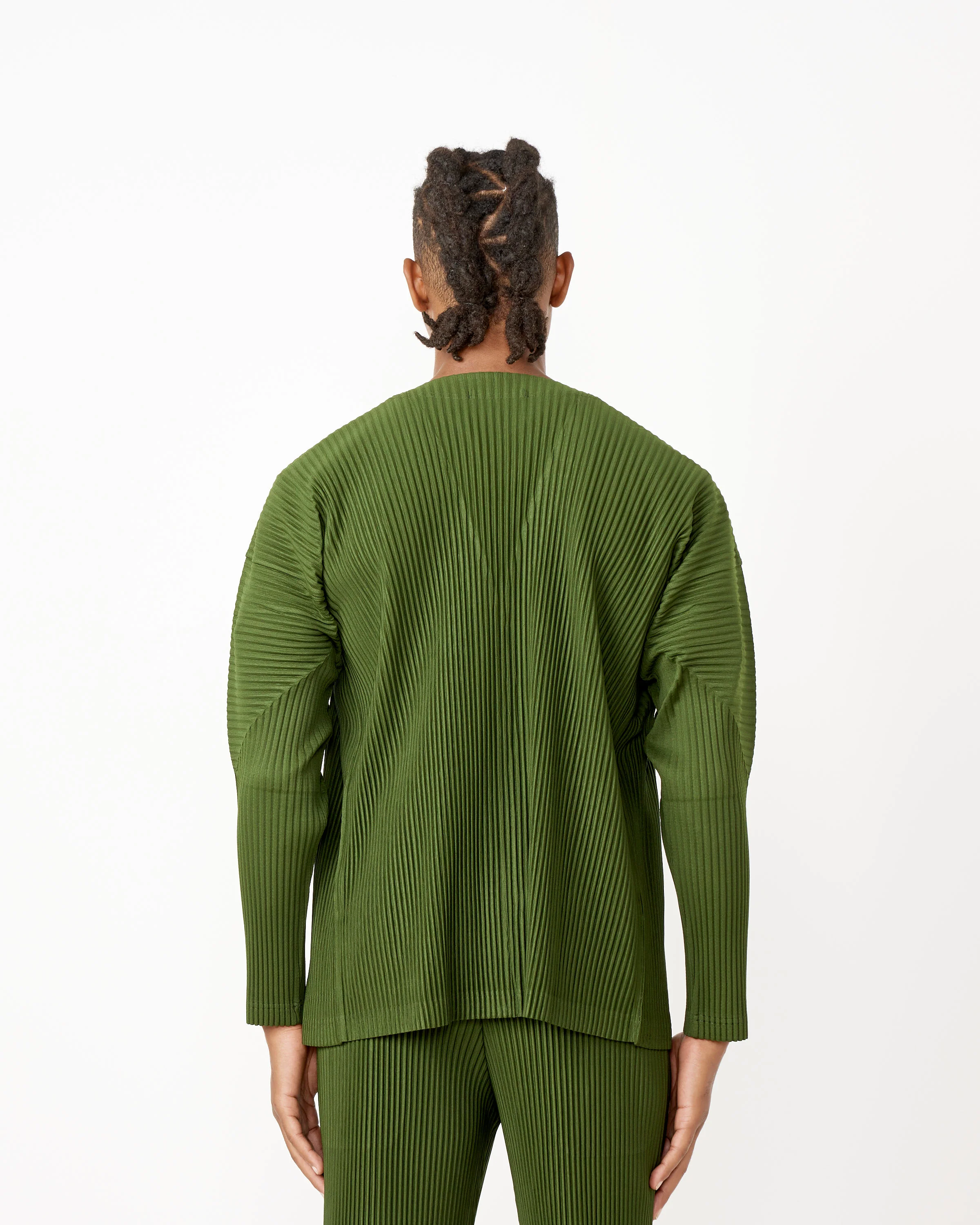 Color Pleats Cardigan - Image 6