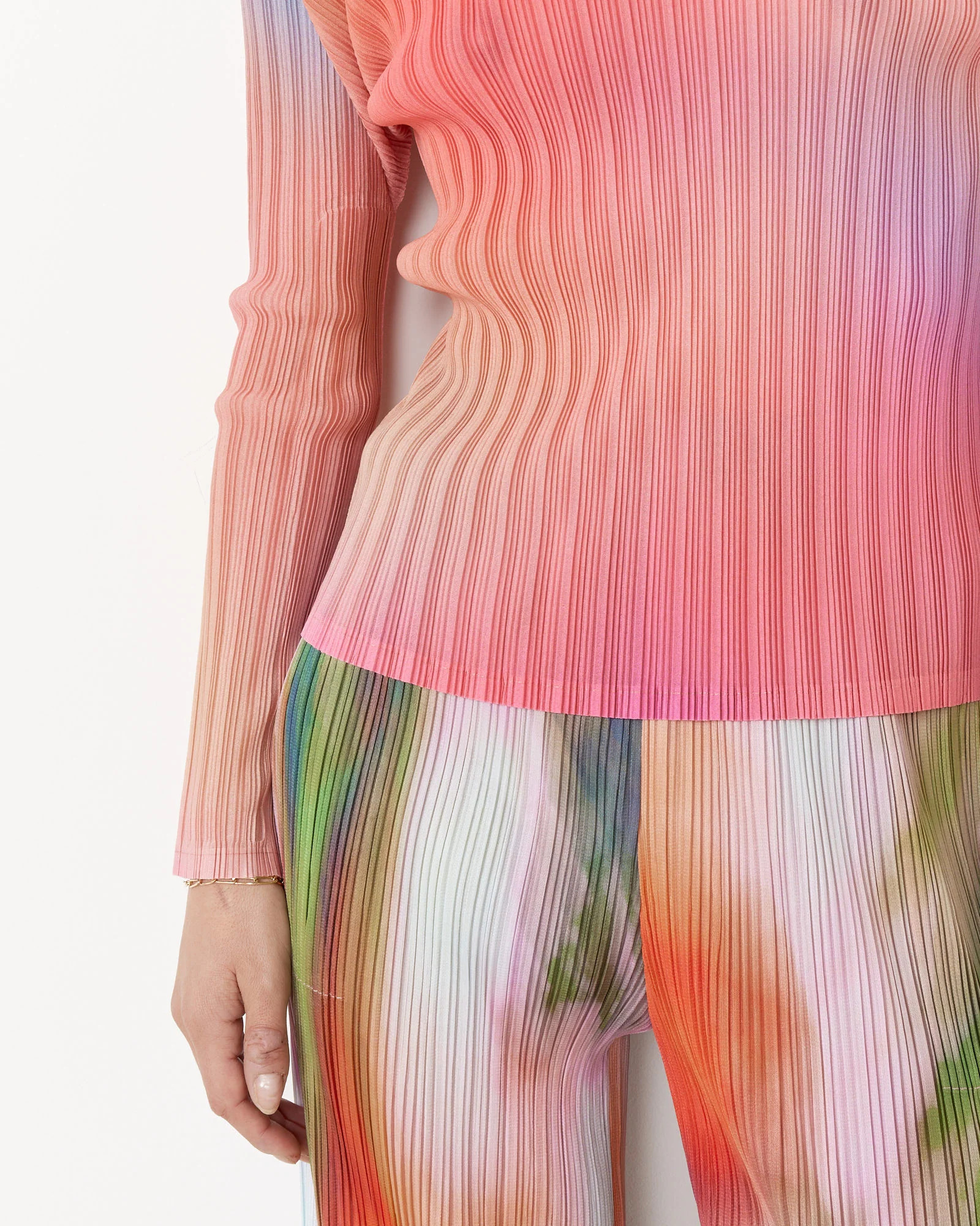 Melty Rib Top in Pink - Image 4