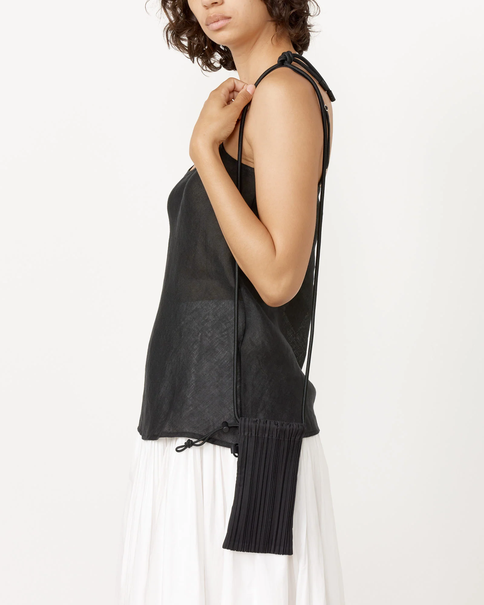Mini Pochette Bag in Black - Image 5
