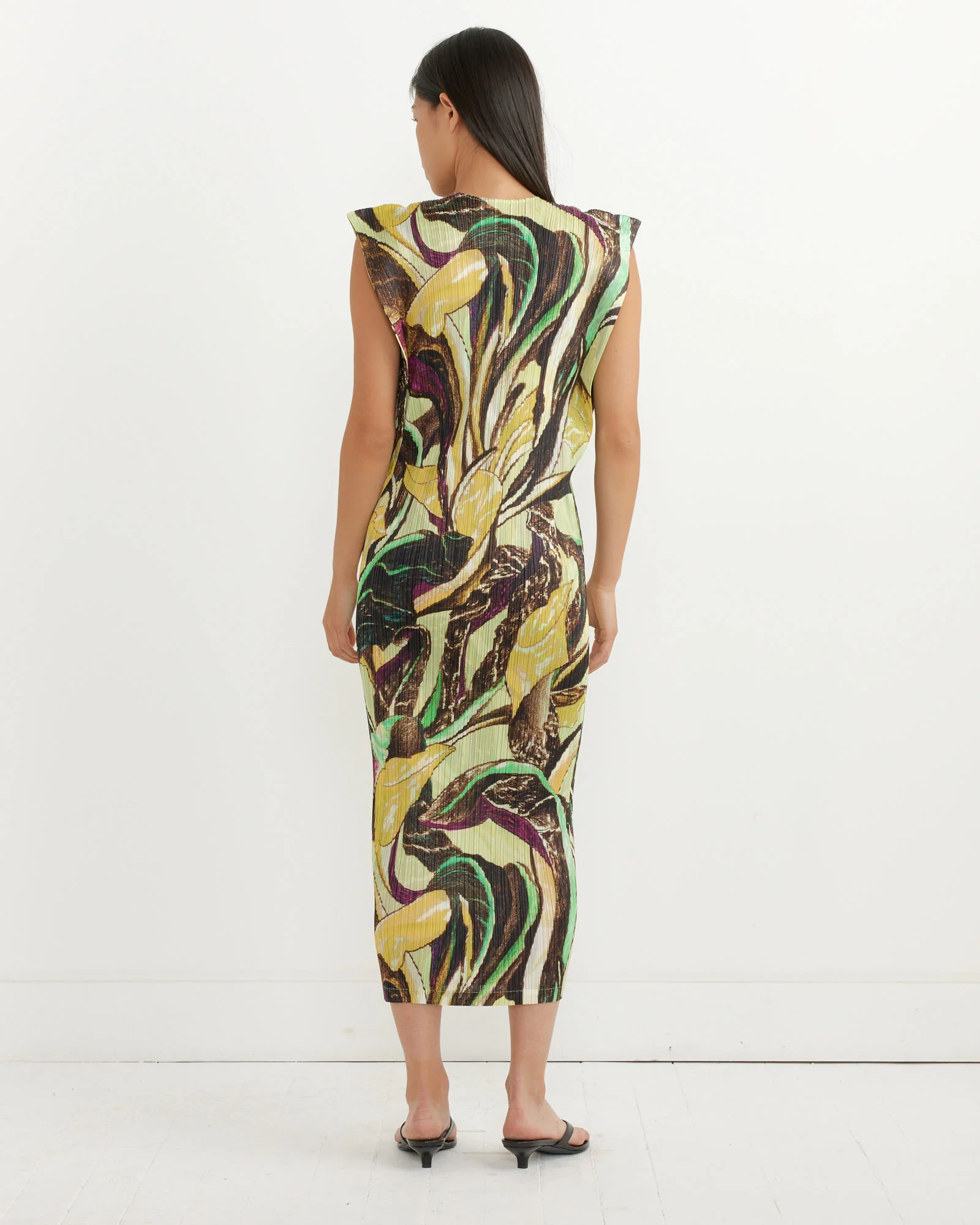 Tardivo Dress in Khaki - Image 3