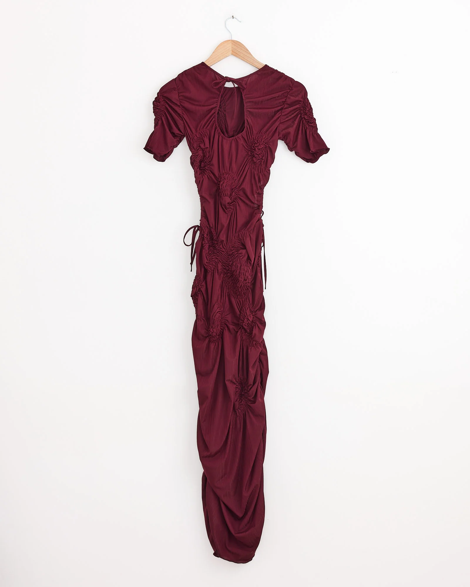 Markiza Dress in Burgundy - Image 3