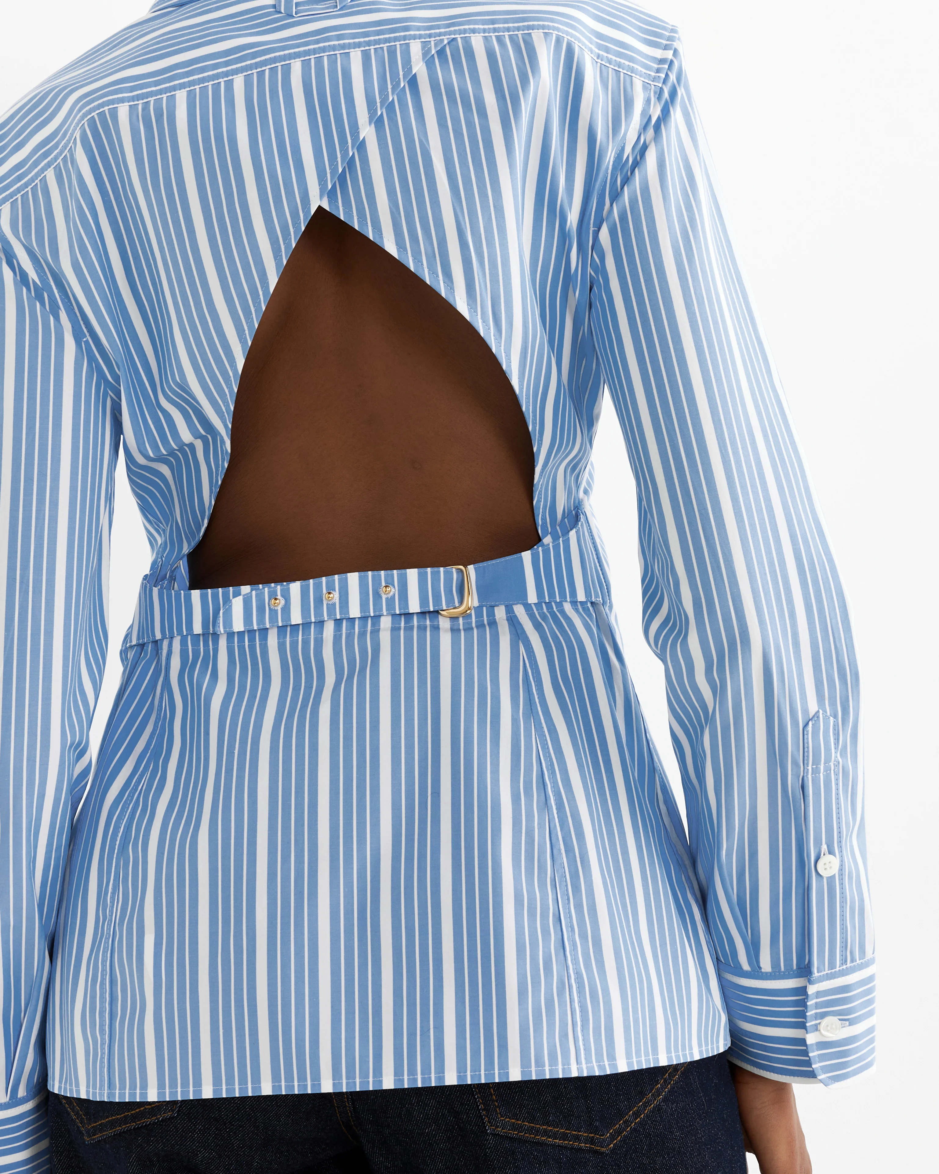 Chemise De Costume Shirt in Jacquard Business Big Log - Image 3