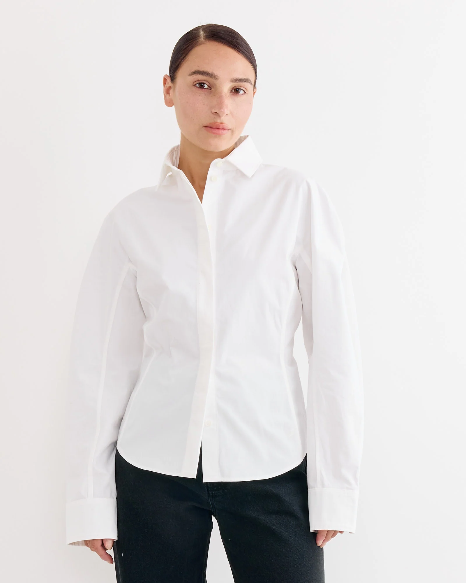 La Chemise Ovalo in White