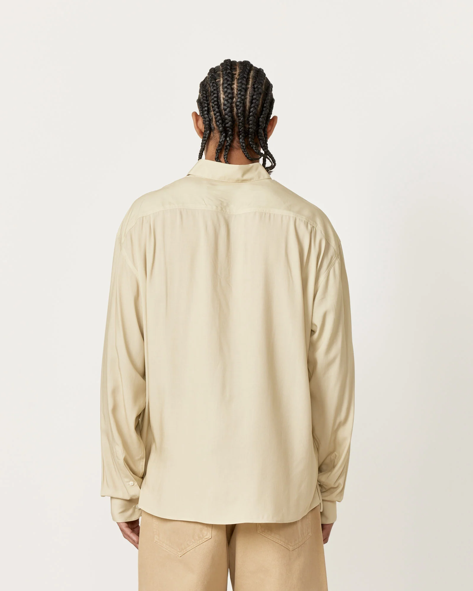 La Chemise Simon Shirt in Baigneuses Beige - Image 6