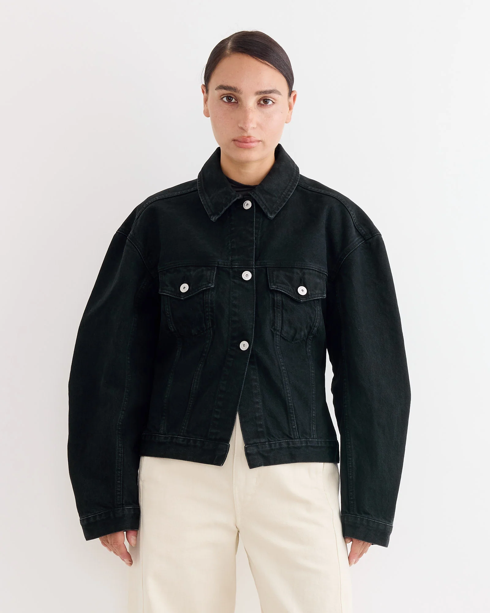 La Veste De-Nimes Jacket in Black