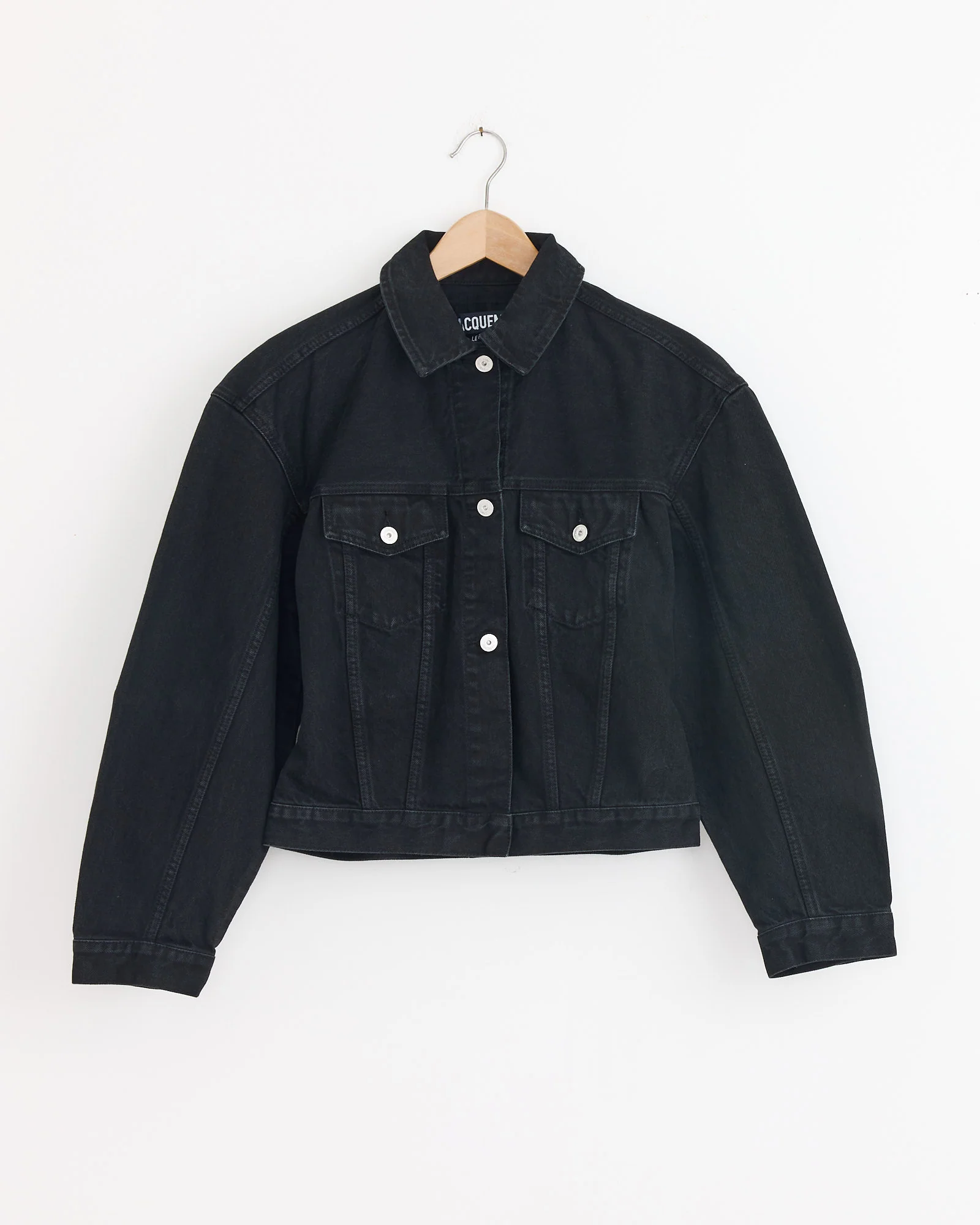 La Veste De-Nimes Jacket in Black - Image 3