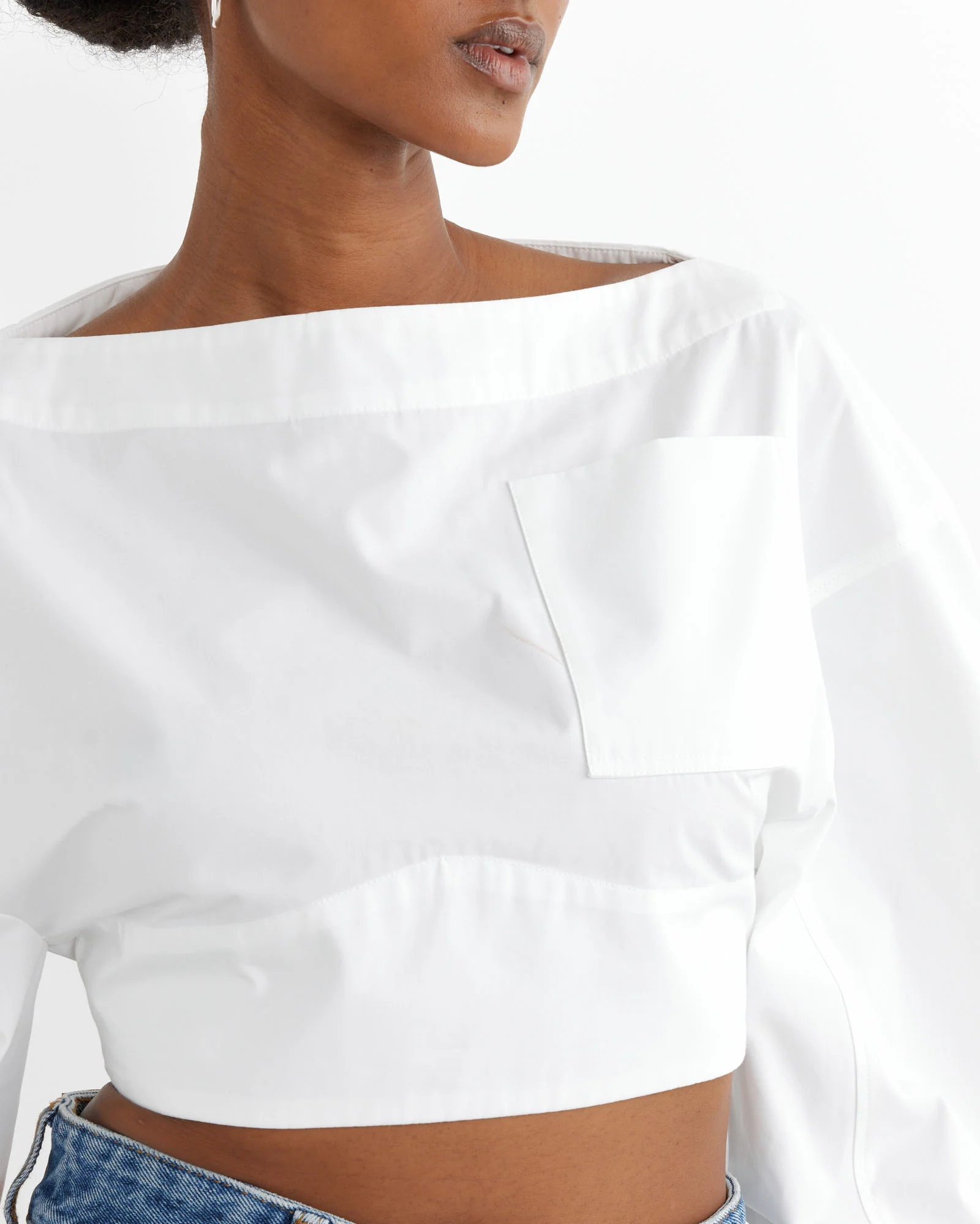 Le Haut Casaco Top in White - Image 3