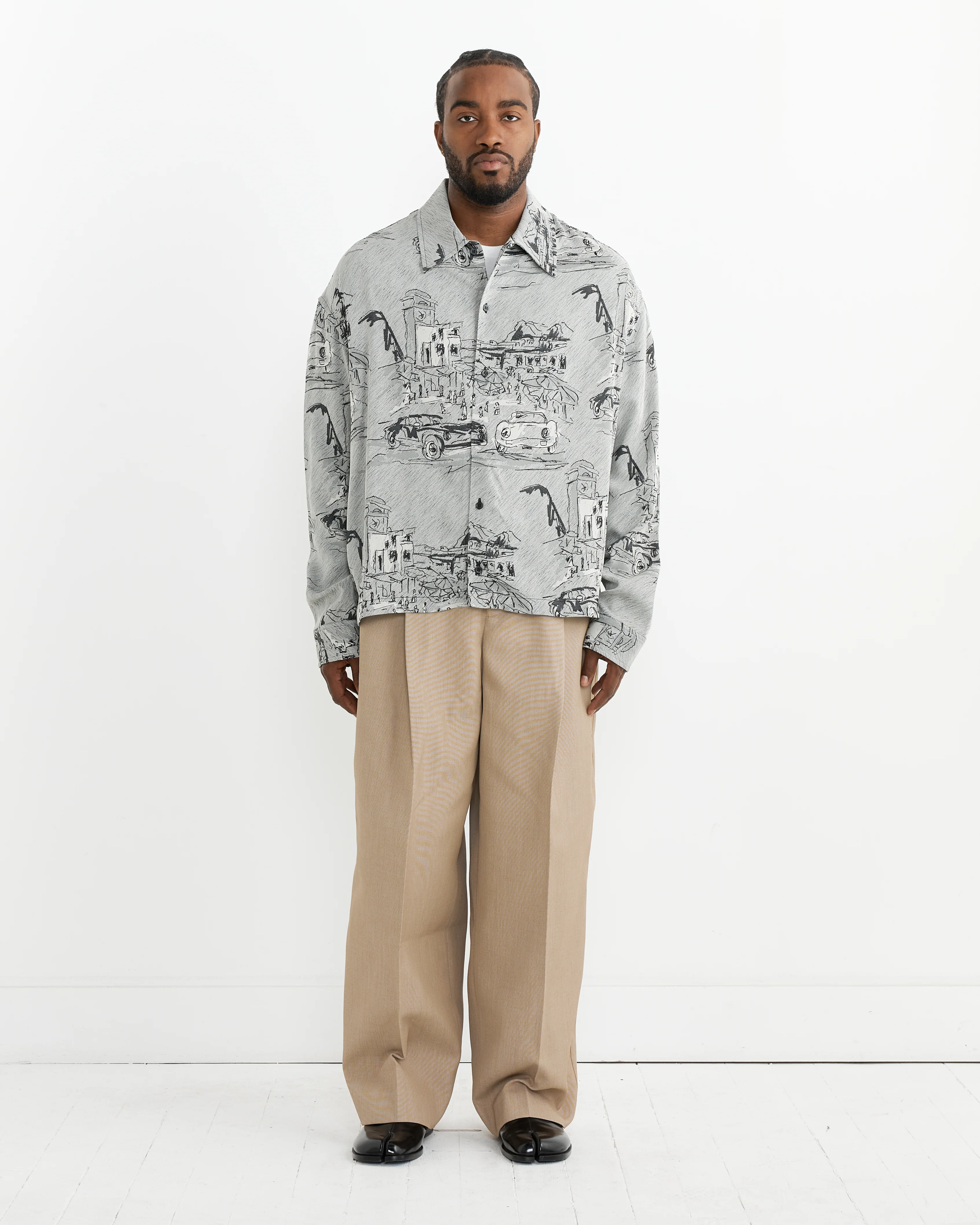 Le Pantalon Marzio Trouser in Beige - Image 2