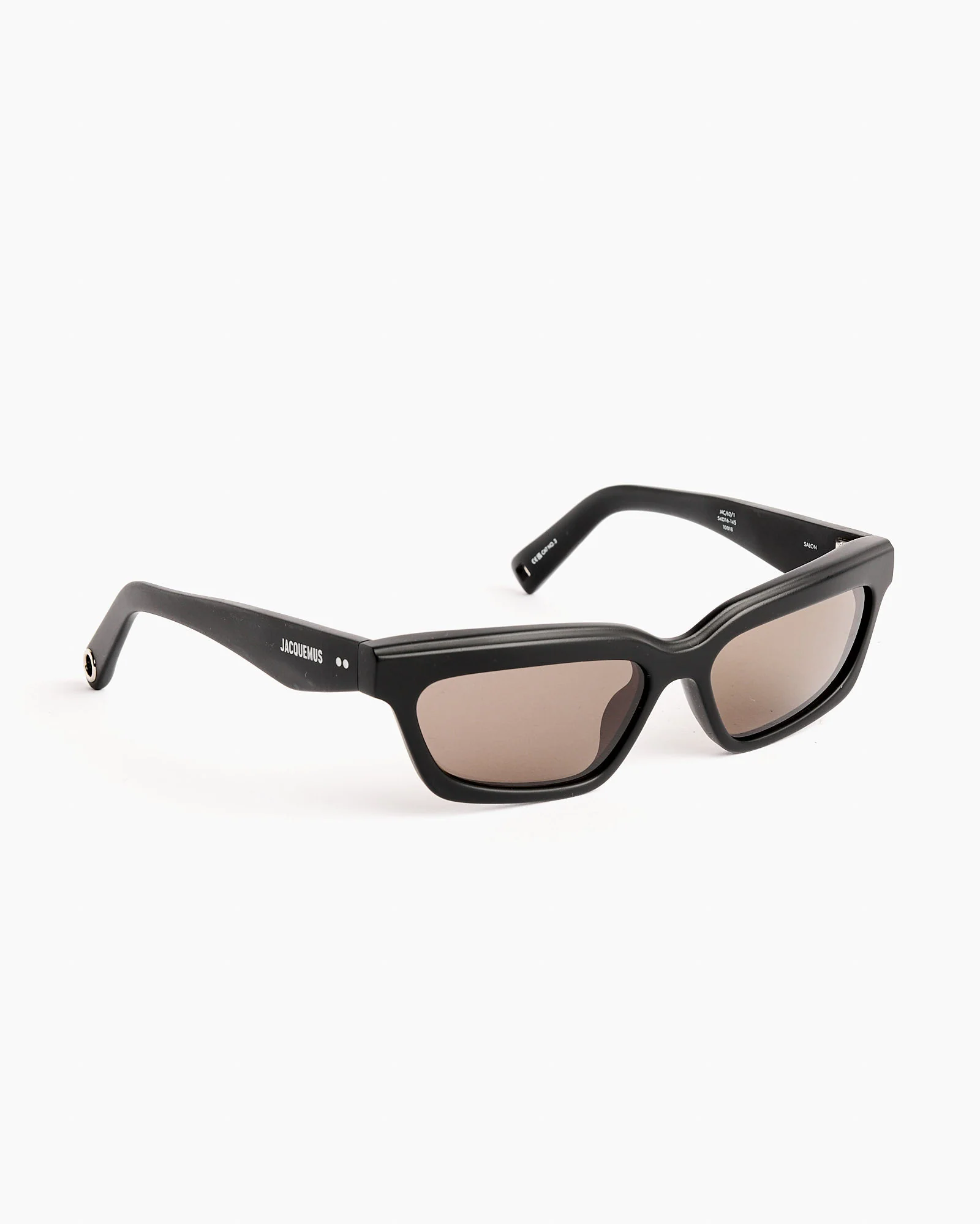 Salon Sunglasses in Matt Black/Silver/Grey - Image 3