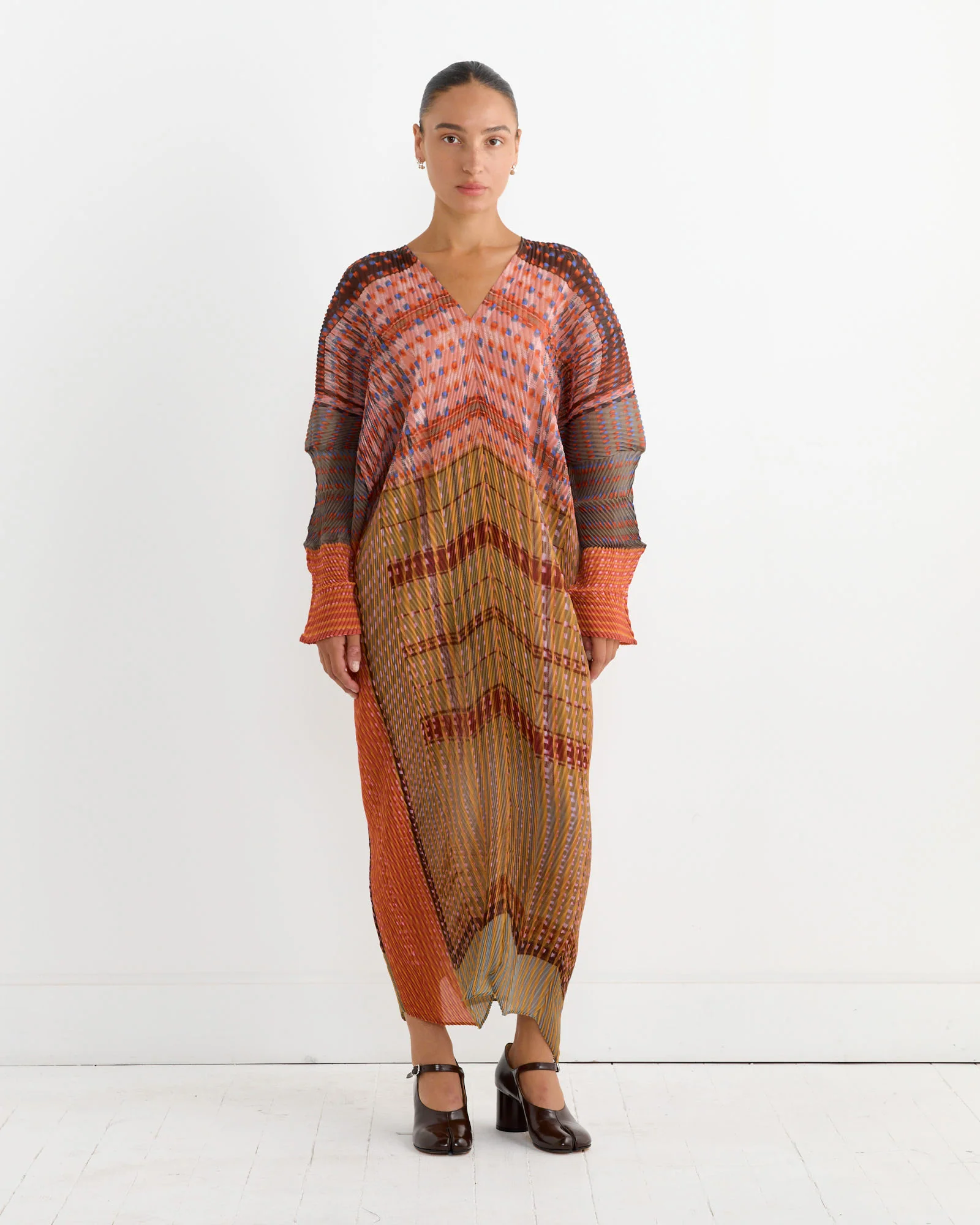 Sue Hand Pleated Kaftan in Elias - Image 2