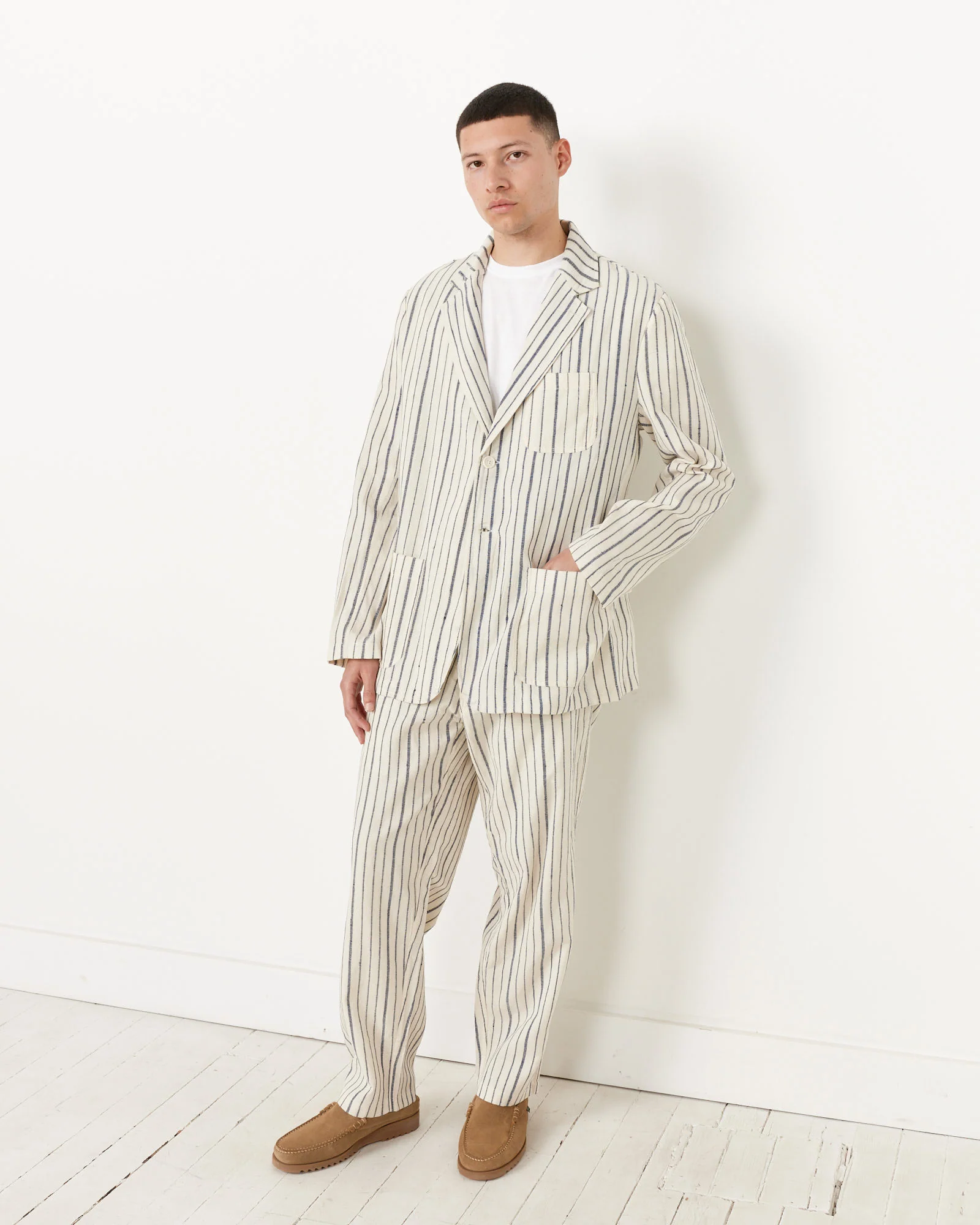 Hugh Jacket in Navy - Image 5