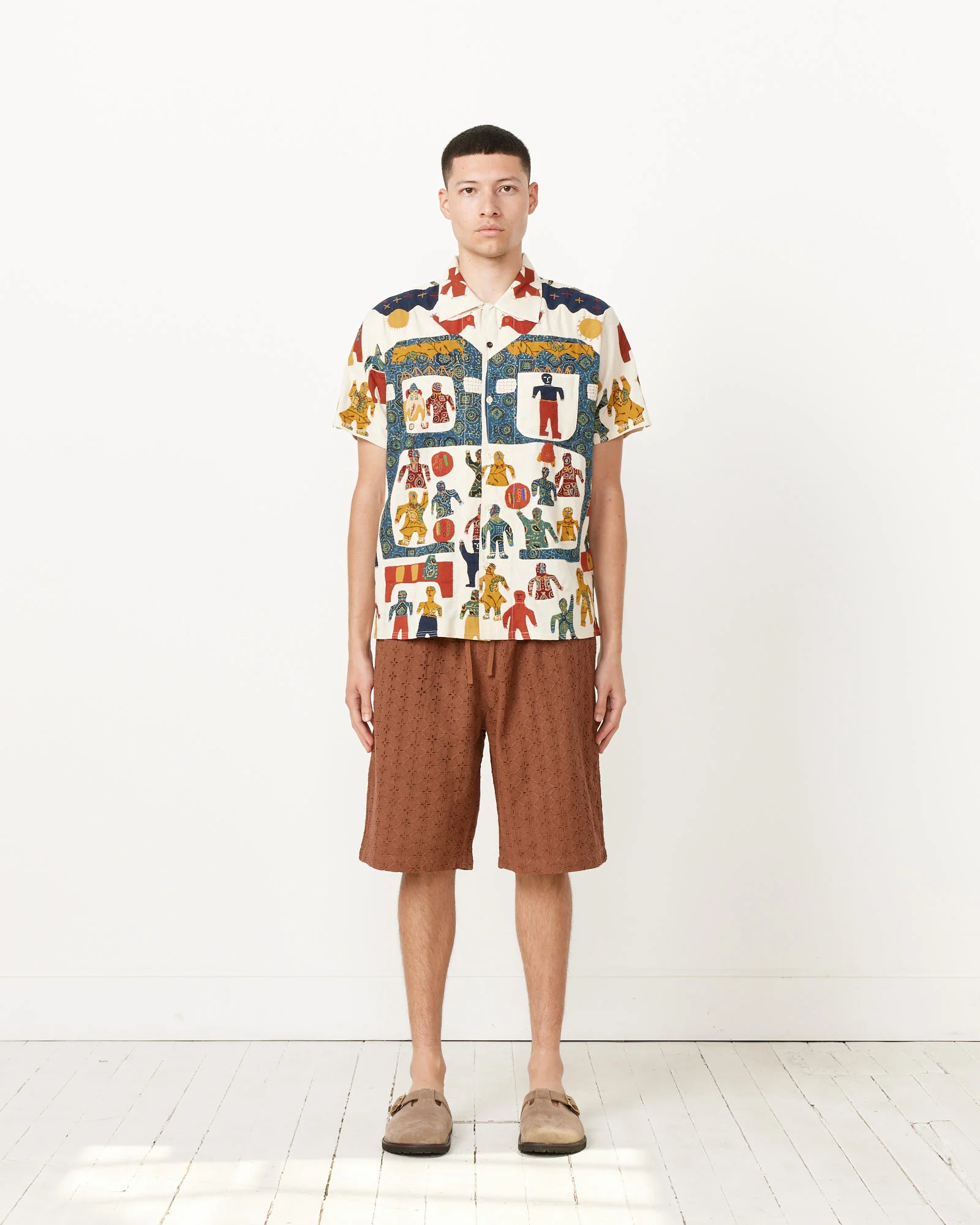 Rabari Chintan Shirt in Multi - Image 2