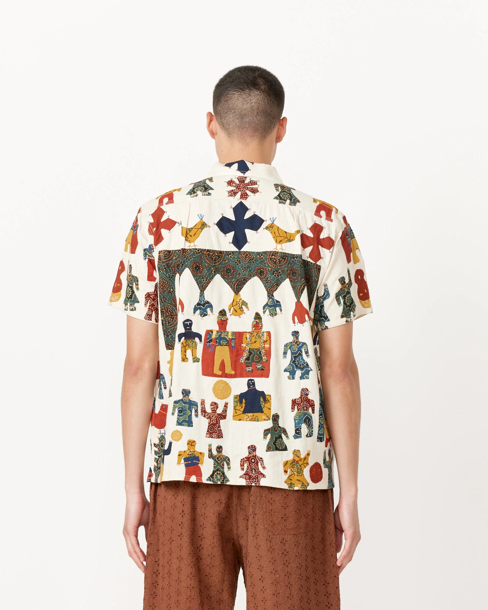 Rabari Chintan Shirt in Multi - Image 5