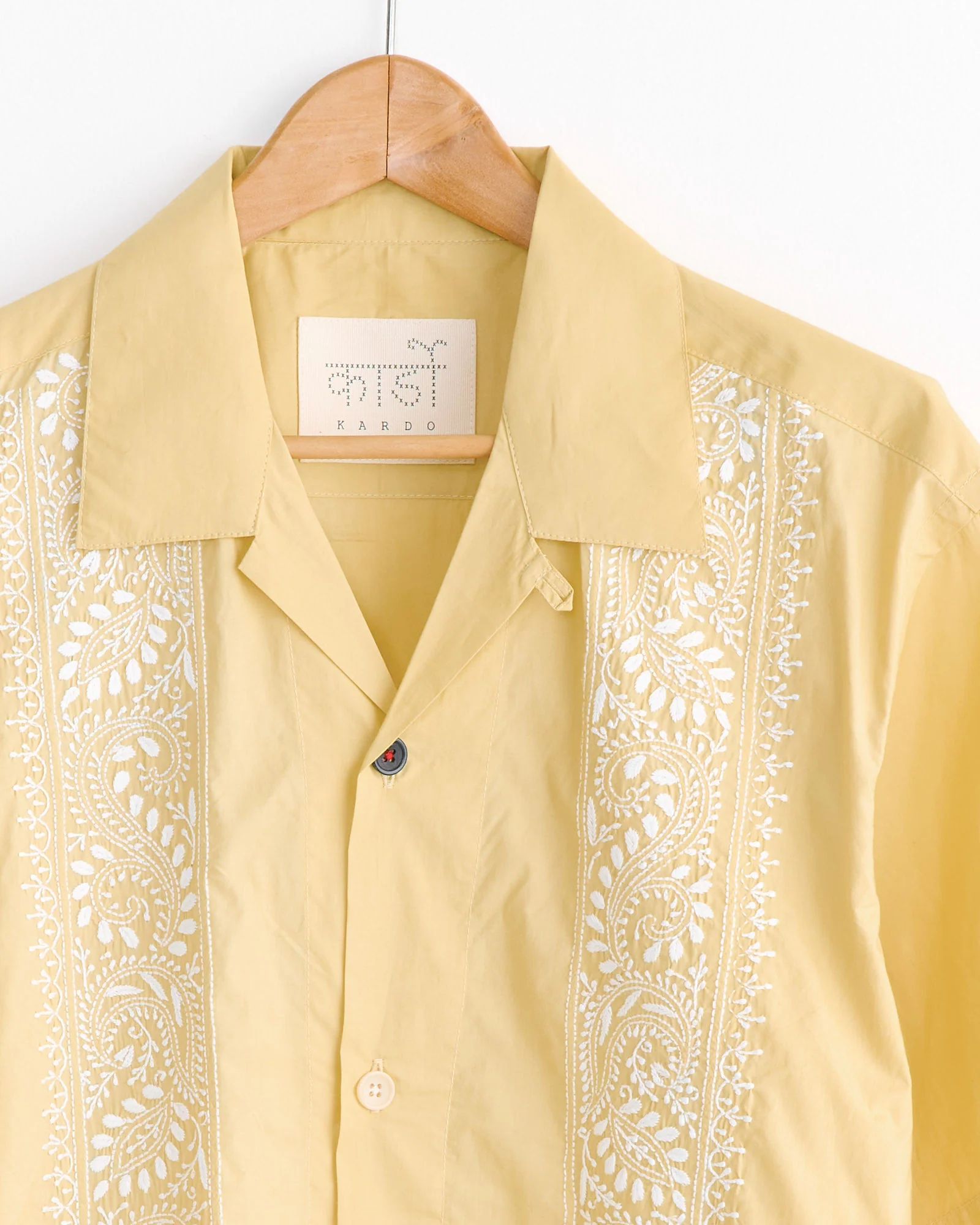 Ronen Embroidery Shirt in Flower - Image 2