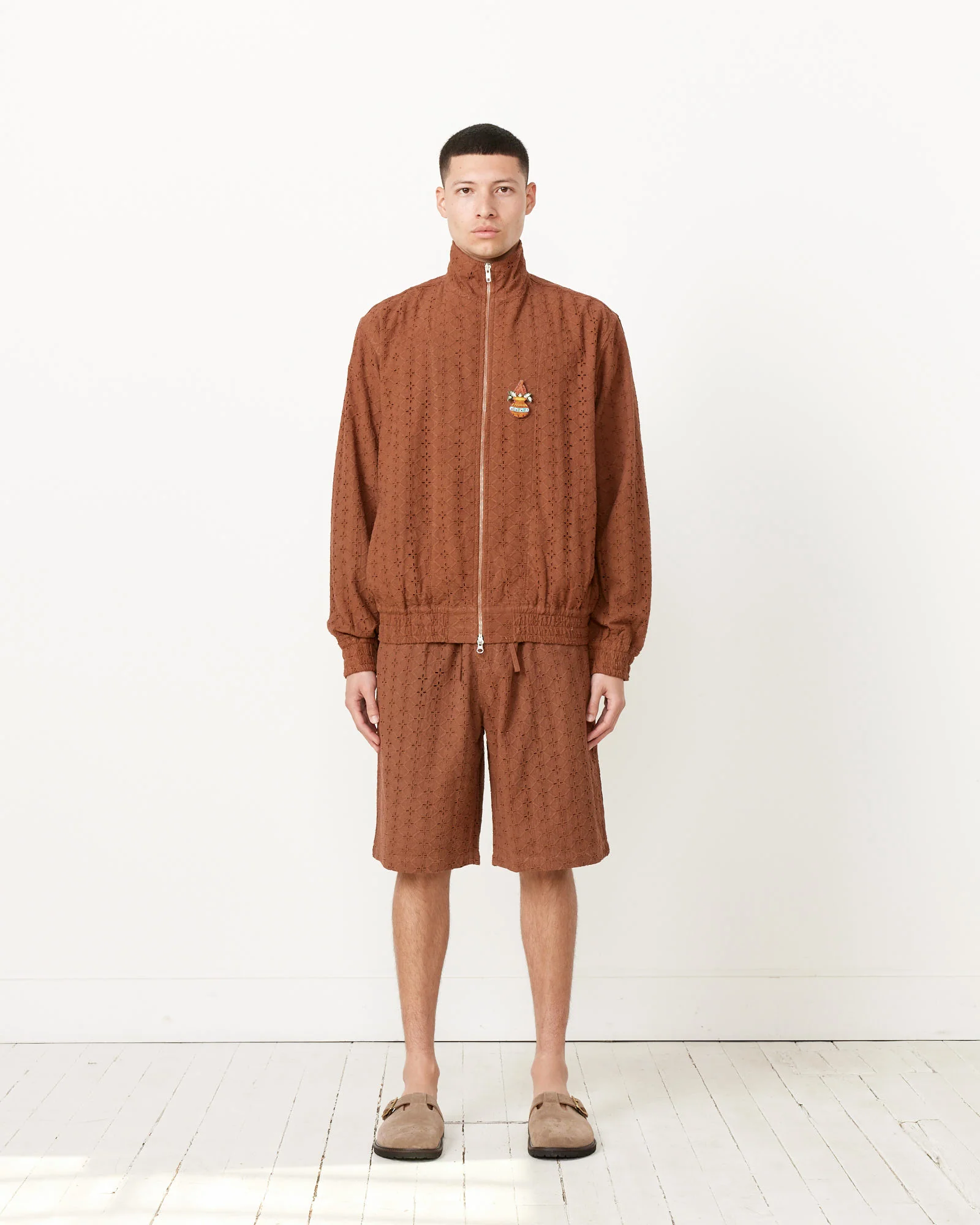 Schiffli Mack Jacket in Nutshell - Image 2