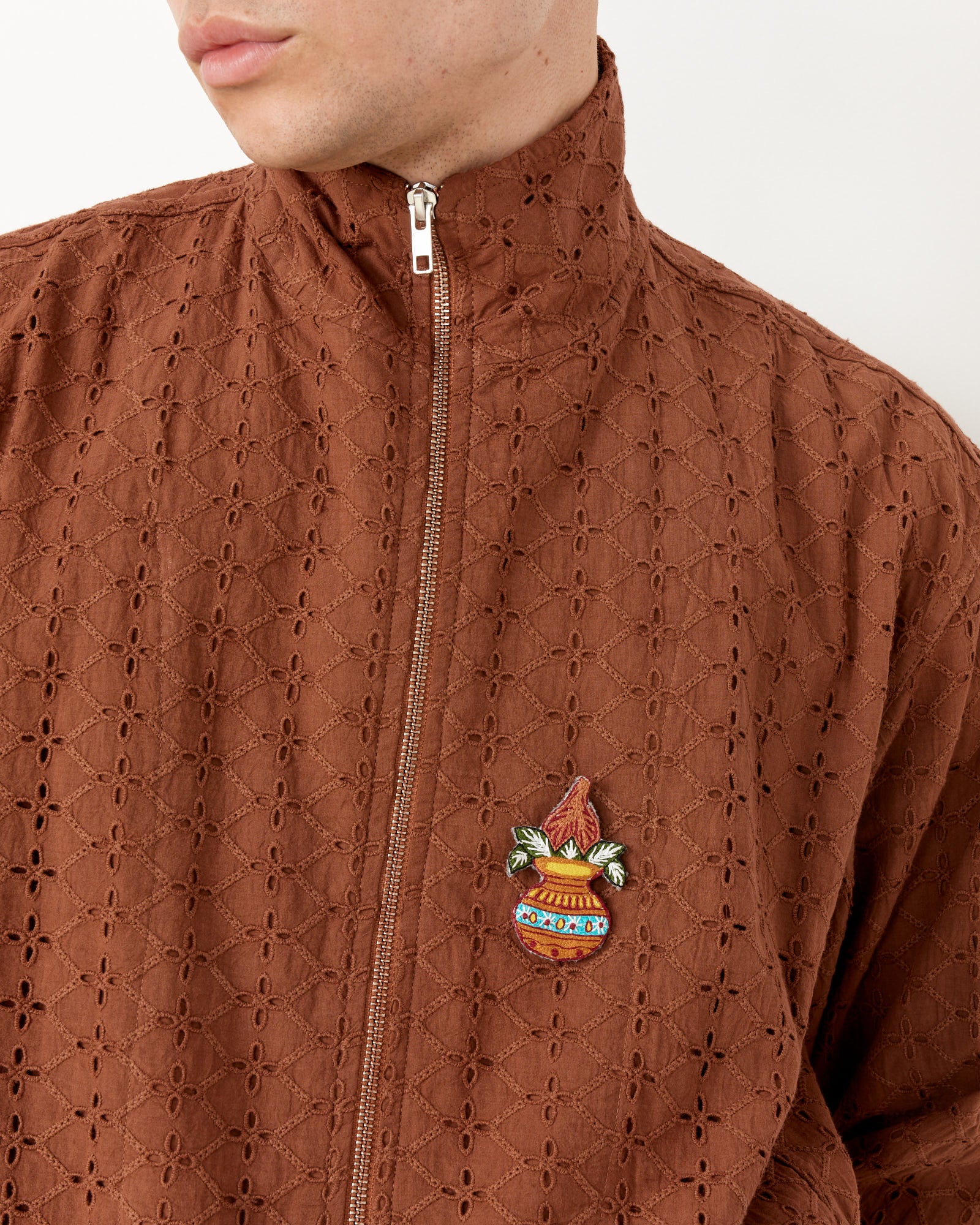 Schiffli Mack Jacket in Nutshell - Image 3