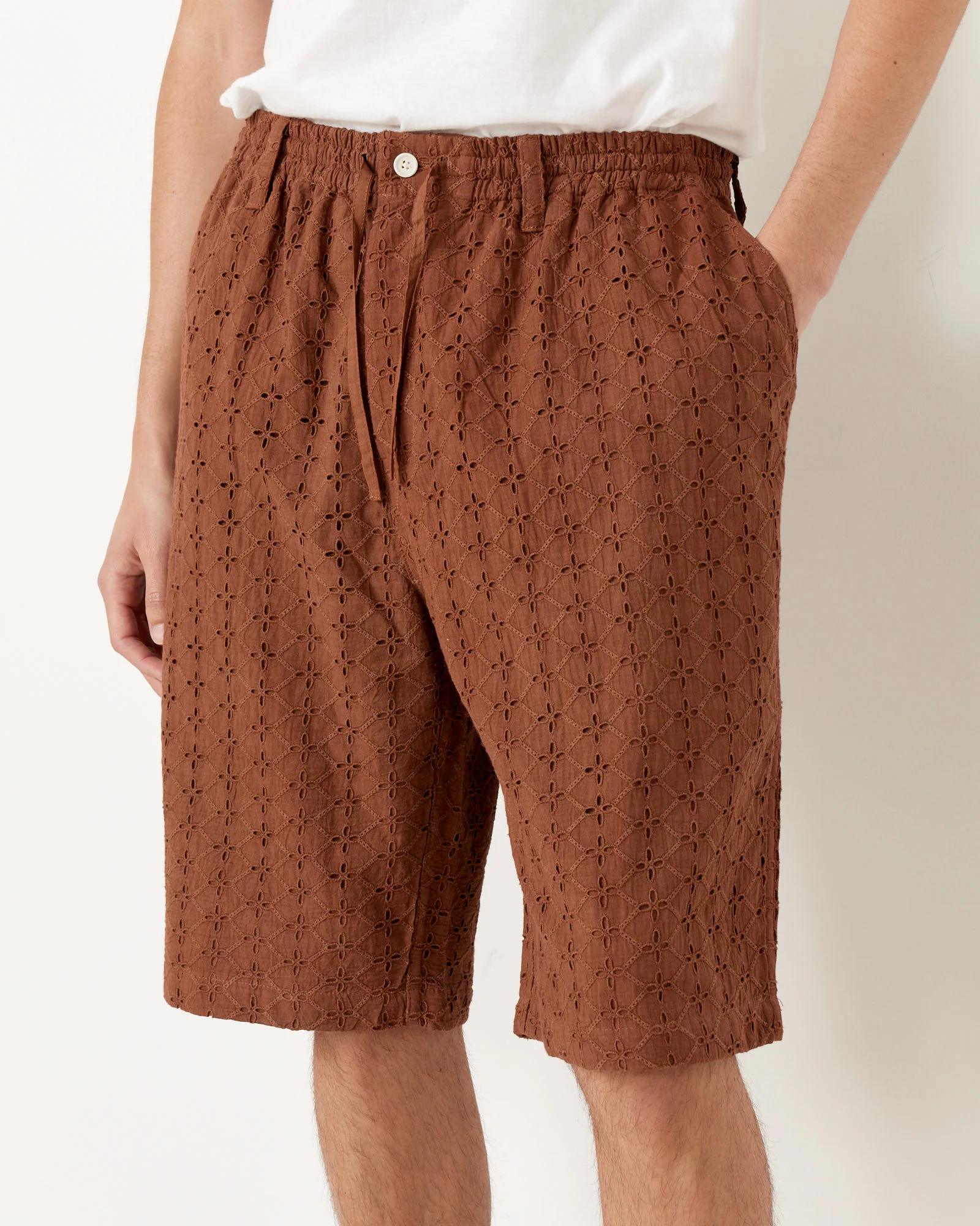 Schiffli Milo Short in Nutshell - Image 4