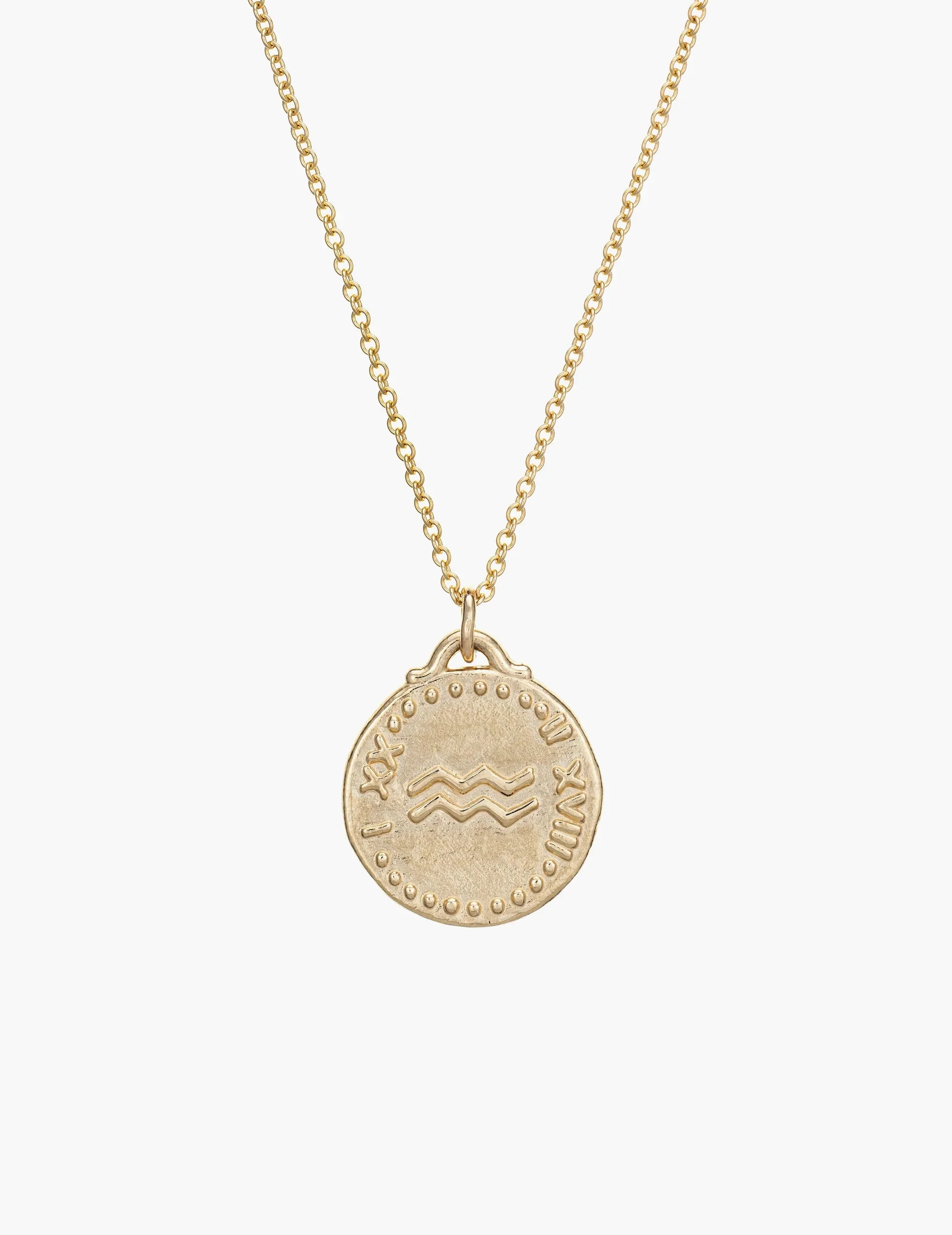 Aquarius Zodiac Pendant - Image 3