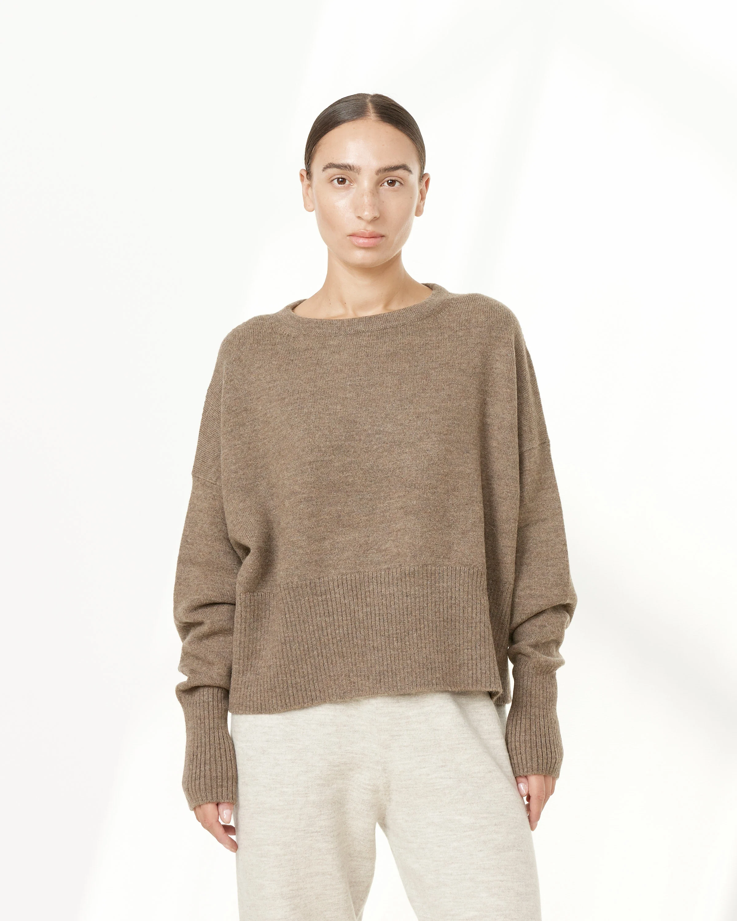 High Waist Crewneck