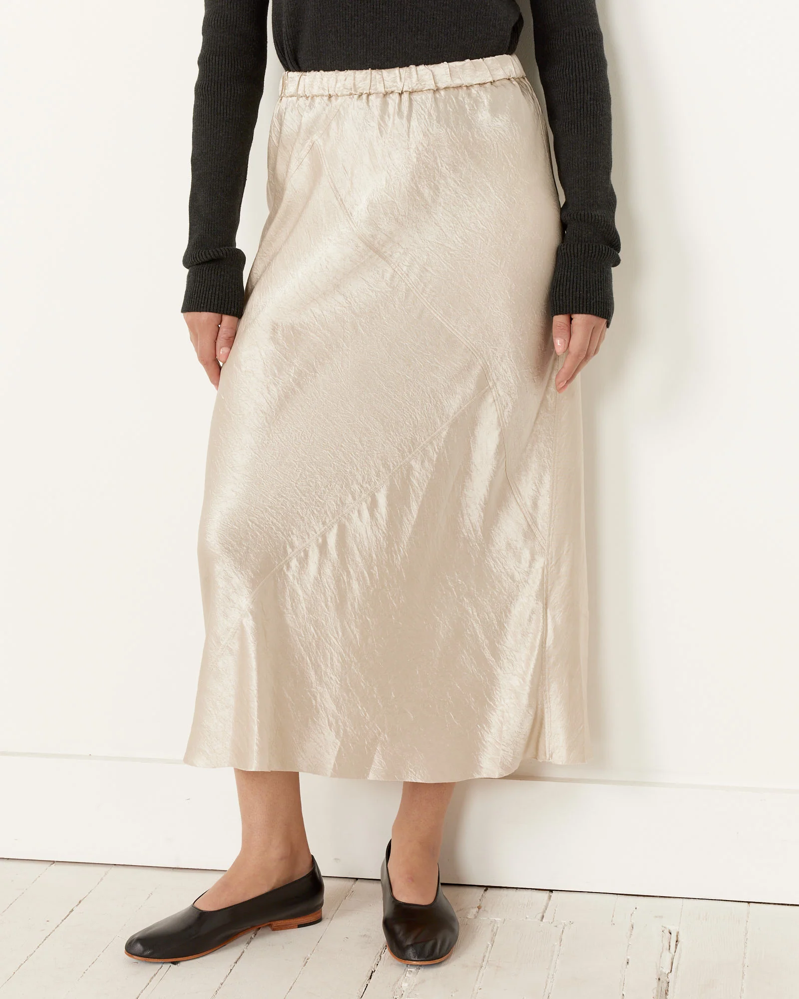Luster Bias Skirt - Image 3