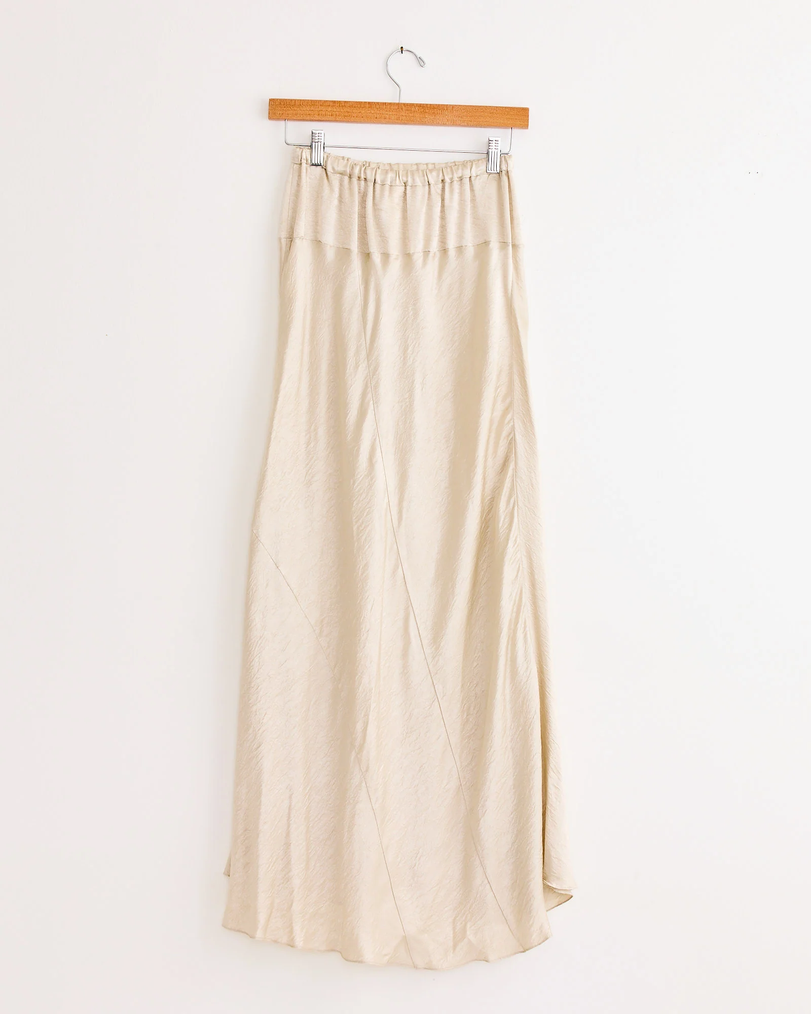 New Luster Skirt in Oyster - Image 3
