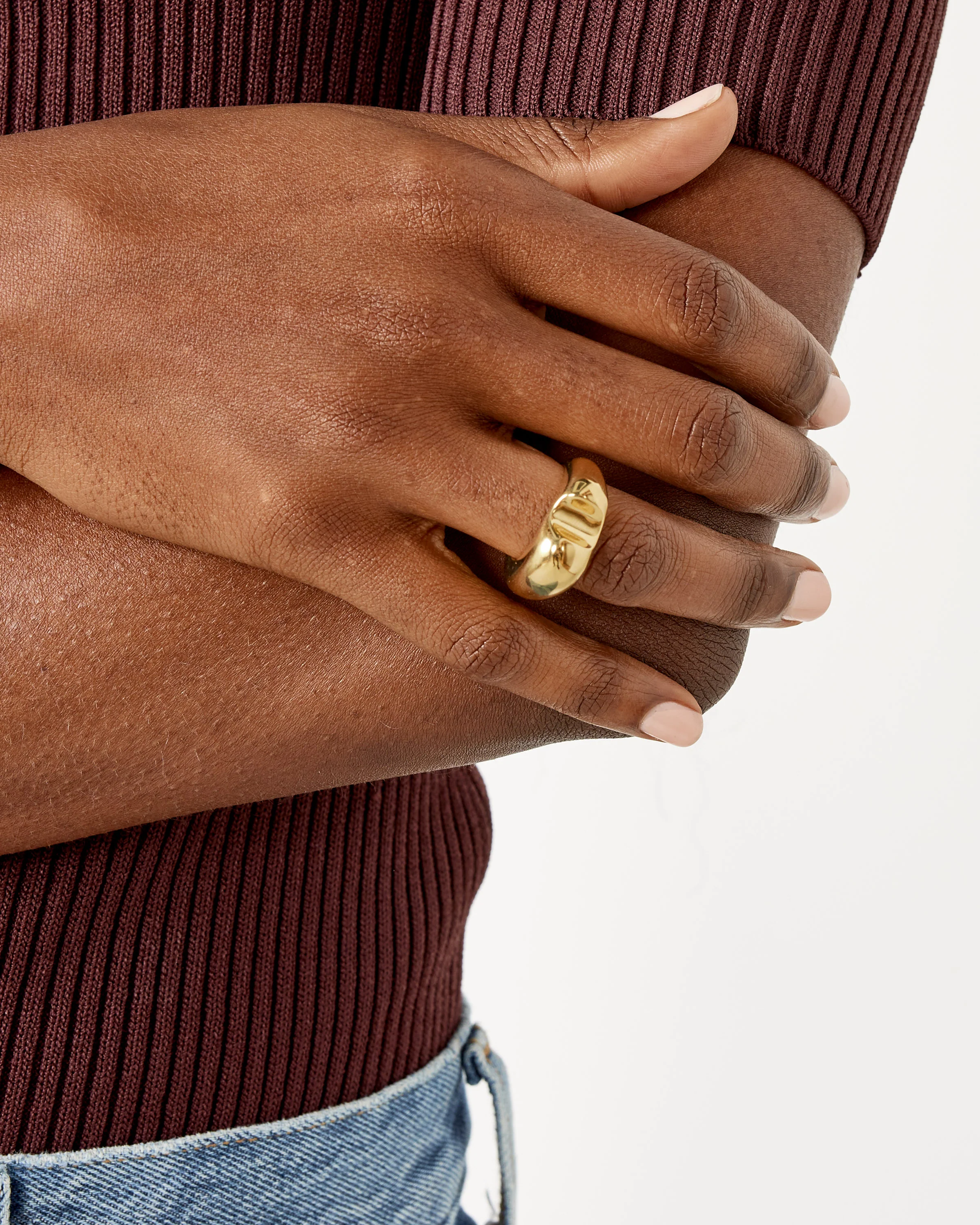 Bite Ring in Brass - Image 6