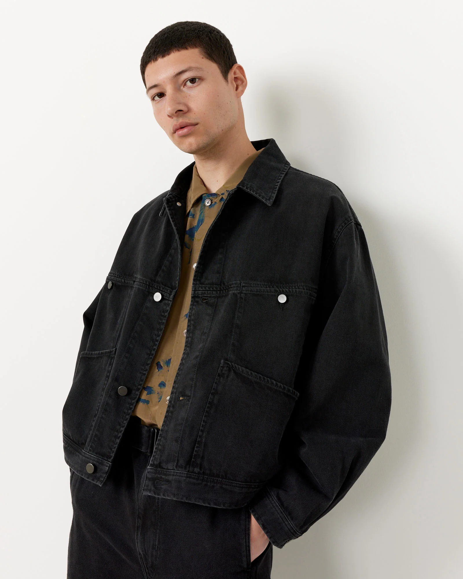 4 Pocket Blouson in Black - Image 3
