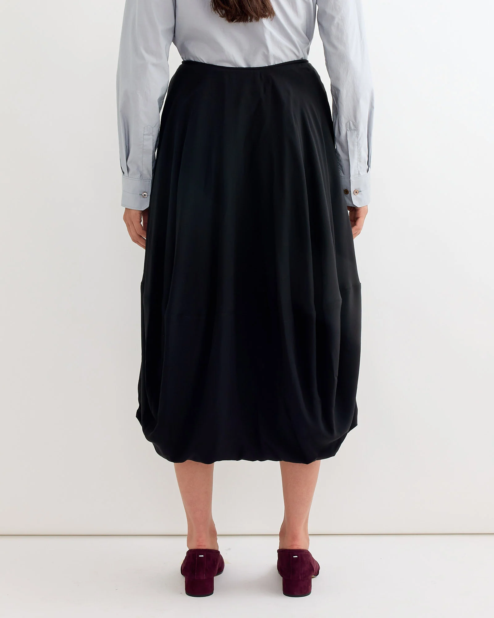 Balloon Skirt in Black - Image 3