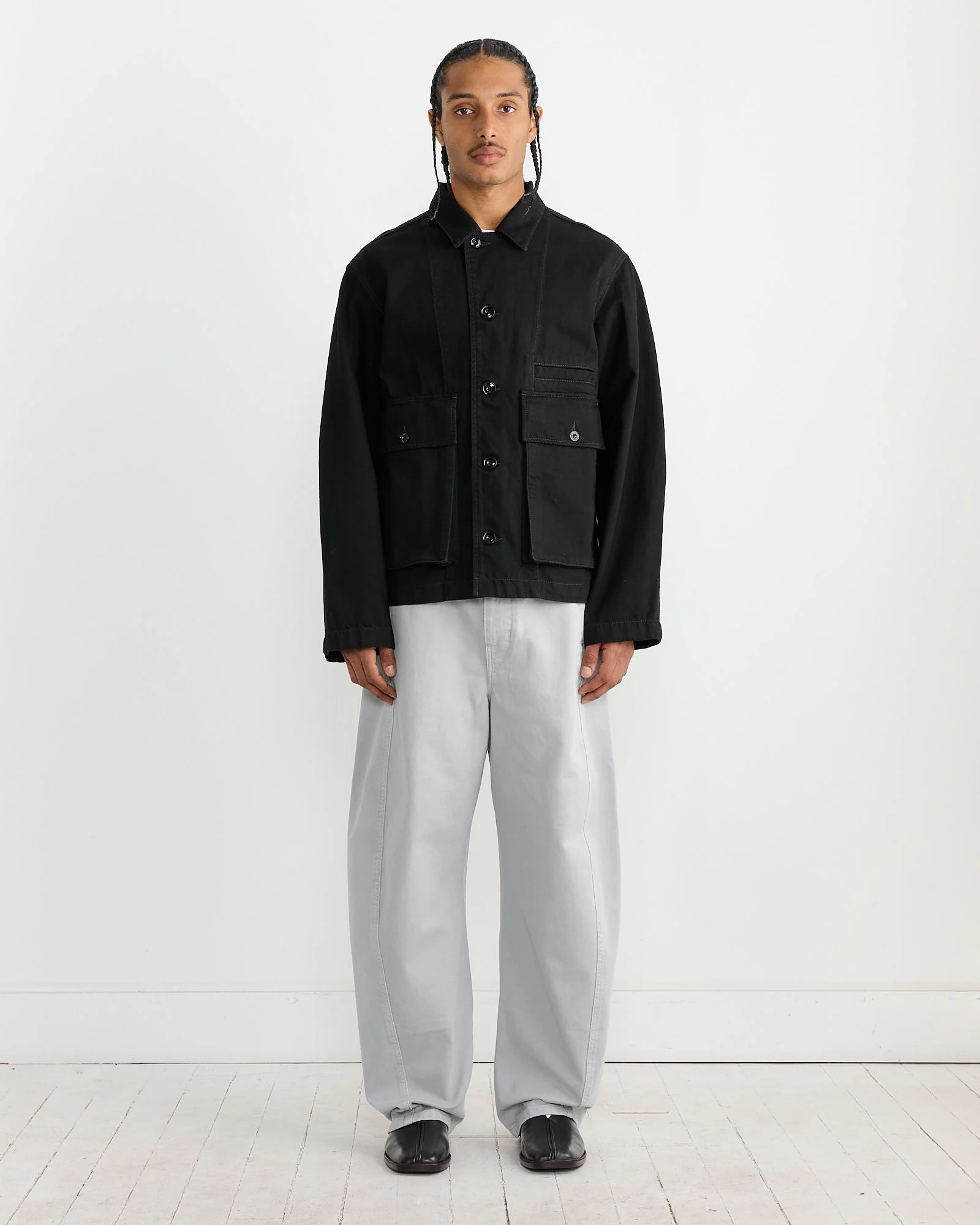 Boxy Jacket in Black - Image 2