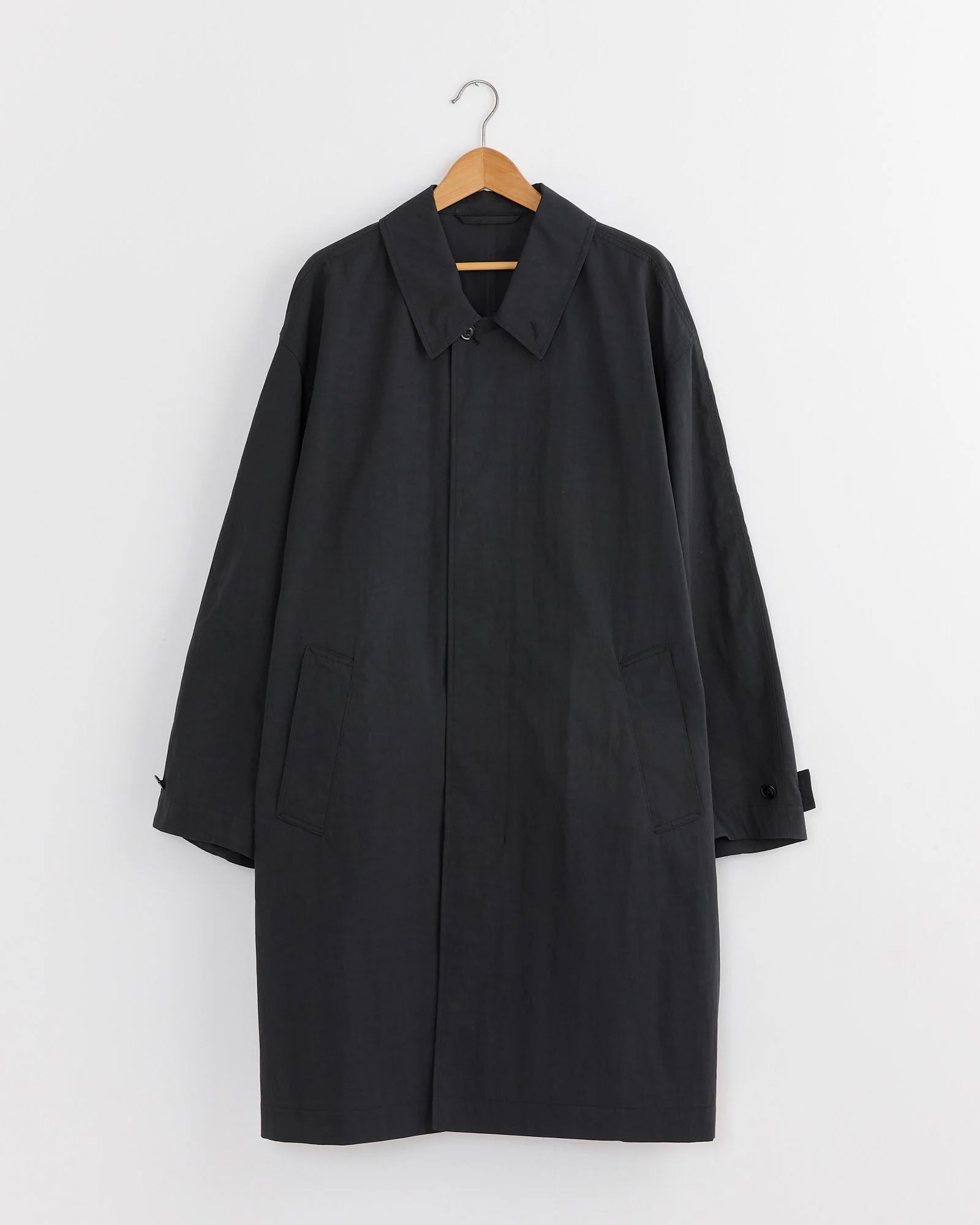 Car Coat in Zinc