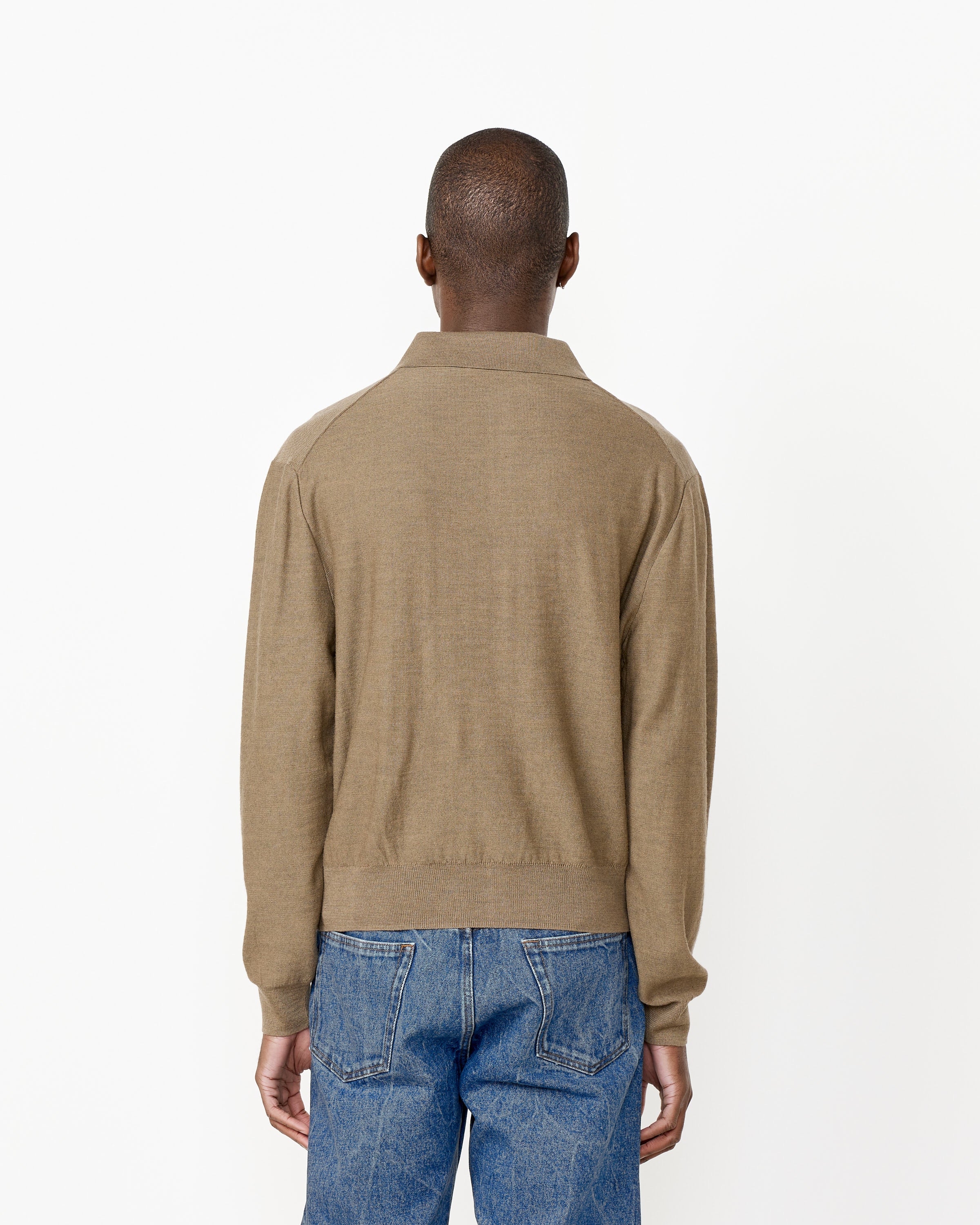 Convertible Collar Knit Shirt - Image 6