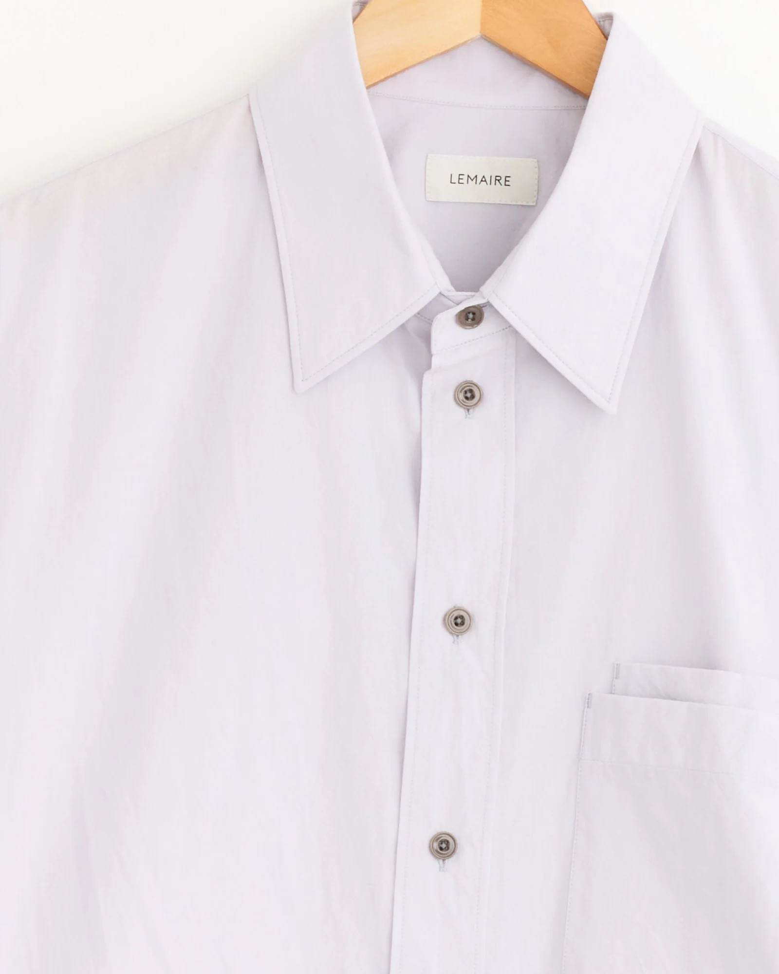 Double Pocket Shirt in Misty Lilac - Image 2