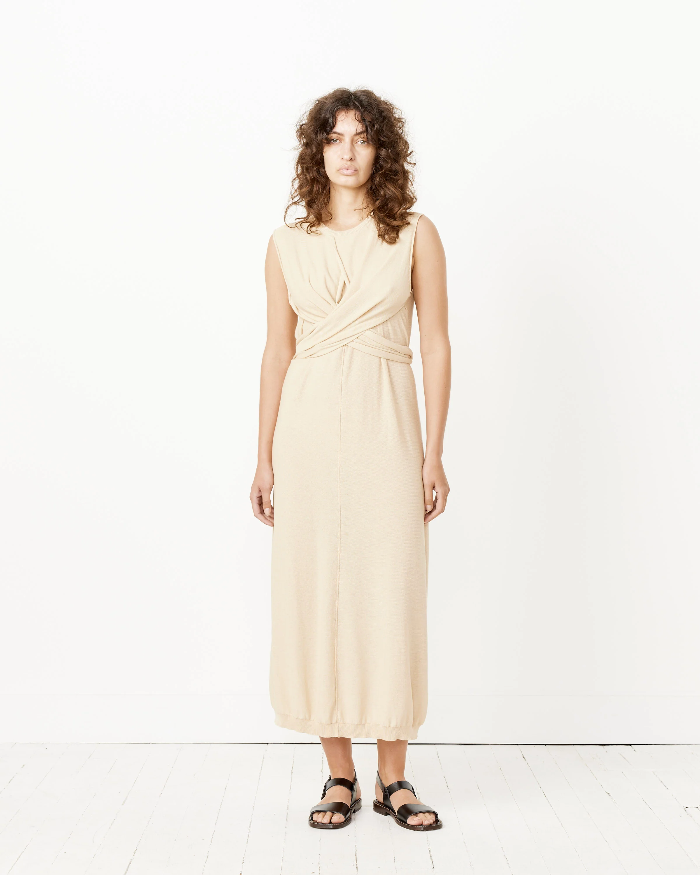 Knotted Sleeveless Dress