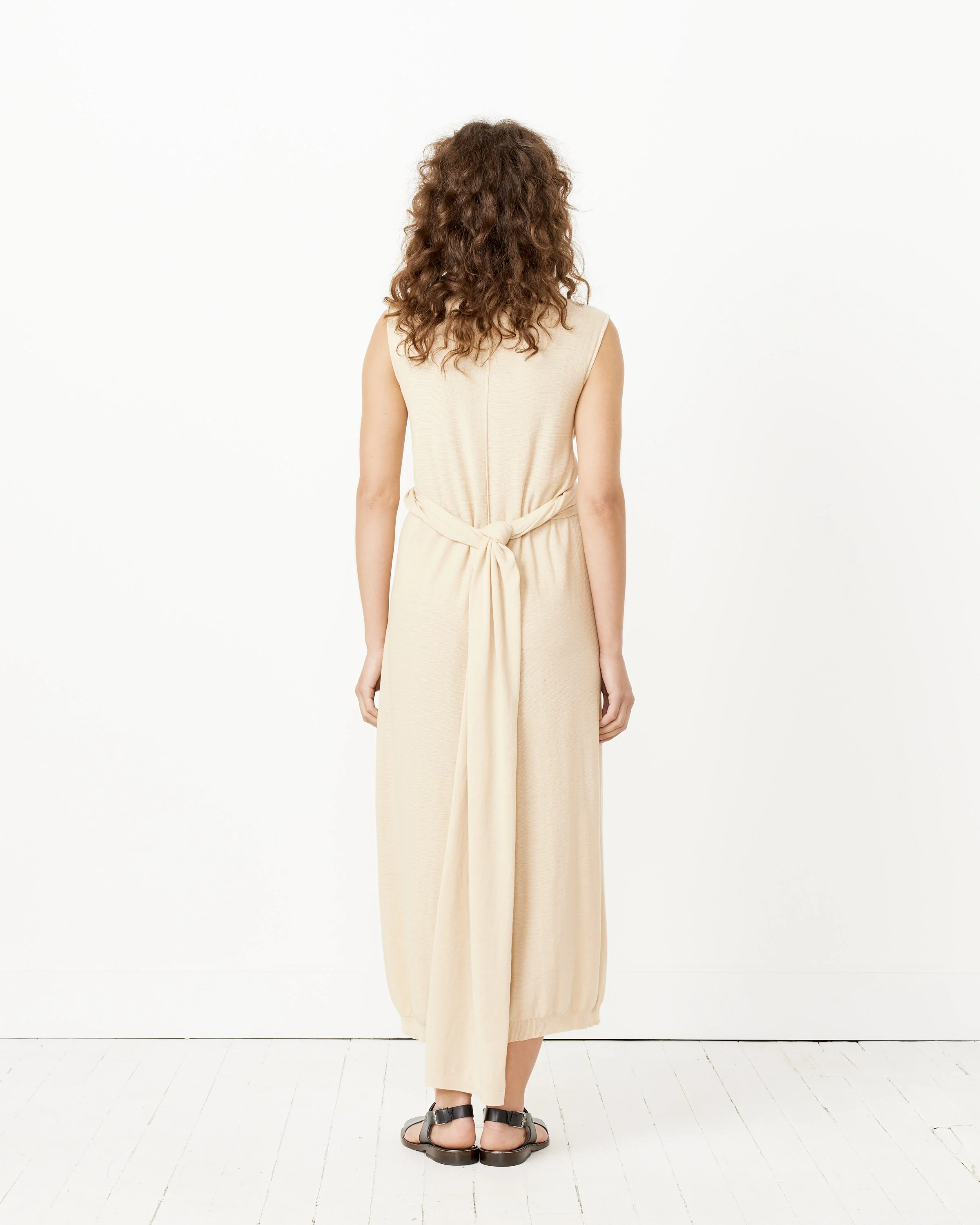 Knotted Sleeveless Dress - Image 4