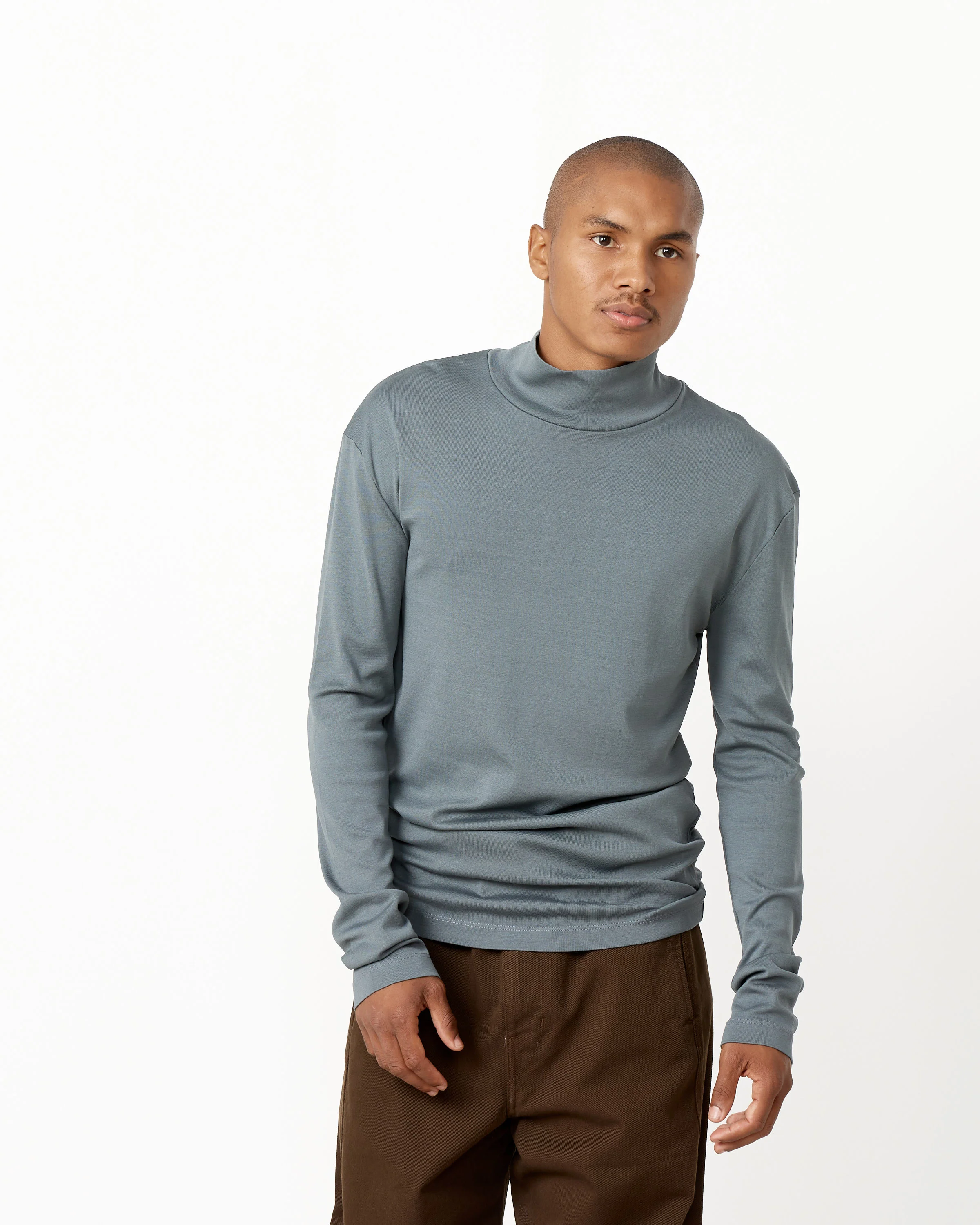 Long Sleeve Rib Turtleneck - Image 6