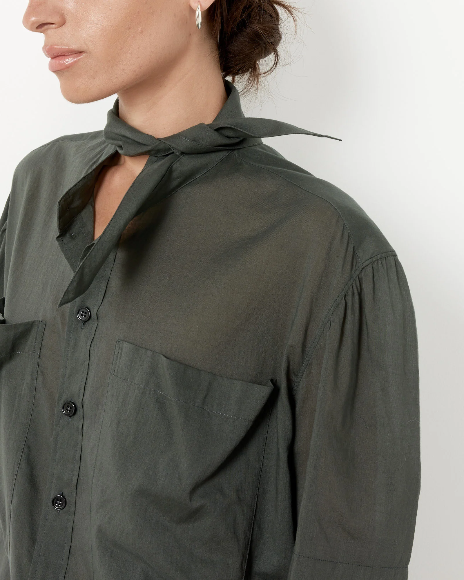 Foulard Shirt in Asphalt - Image 4