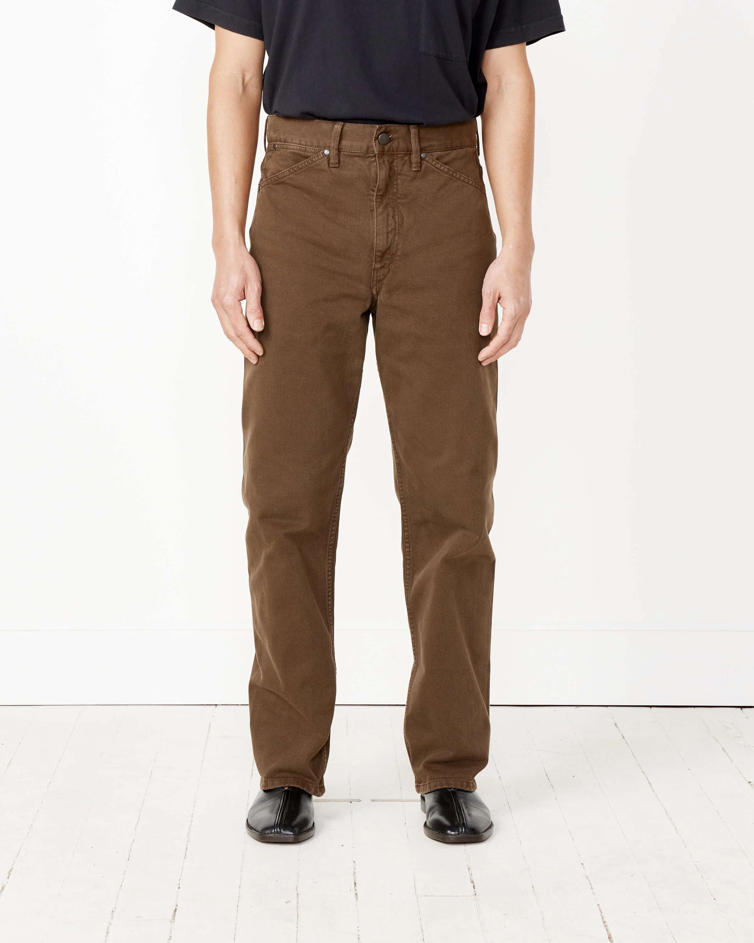 Seamless Jeans in Dark Brown
