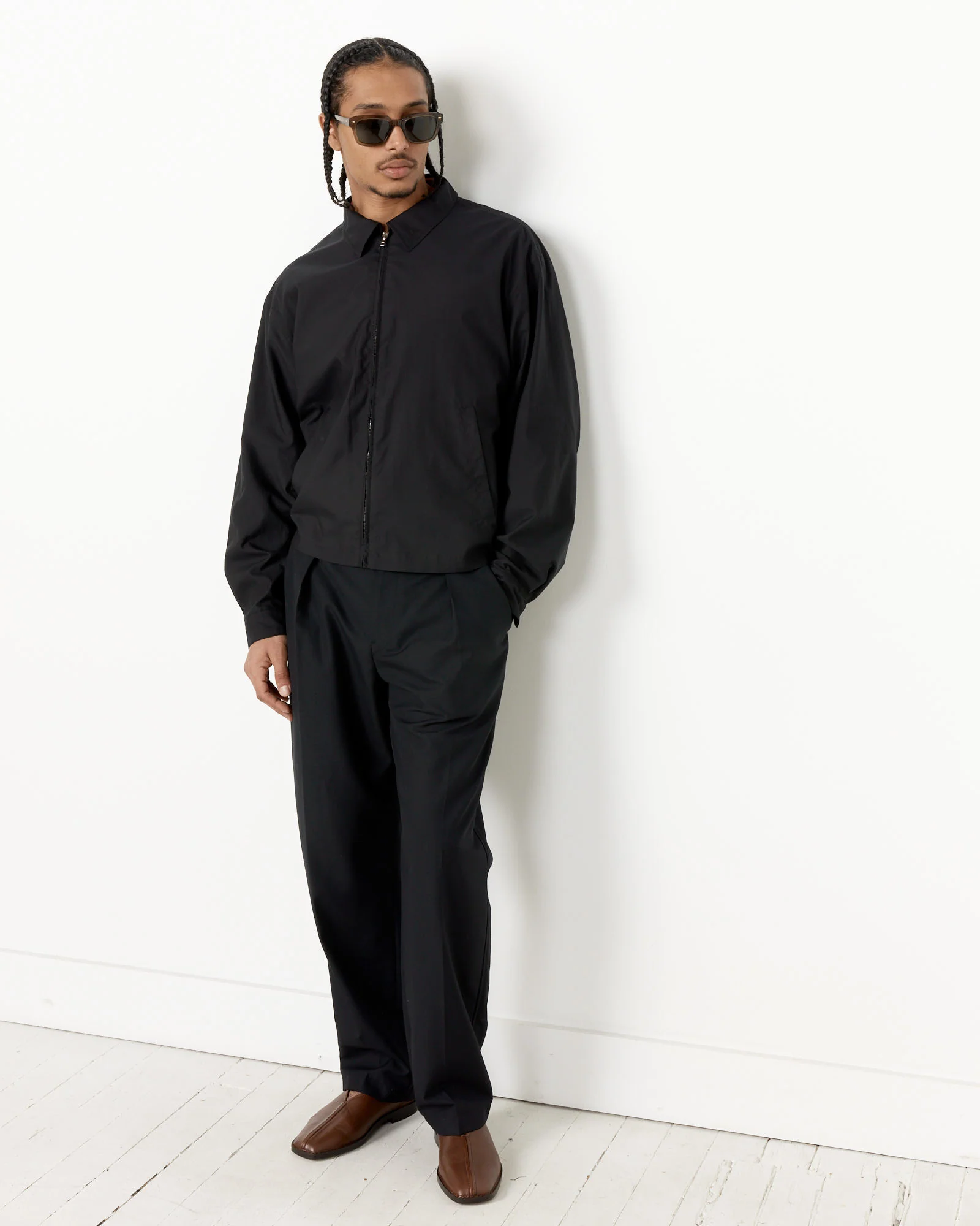 Shirt Blouson in Black - Image 4