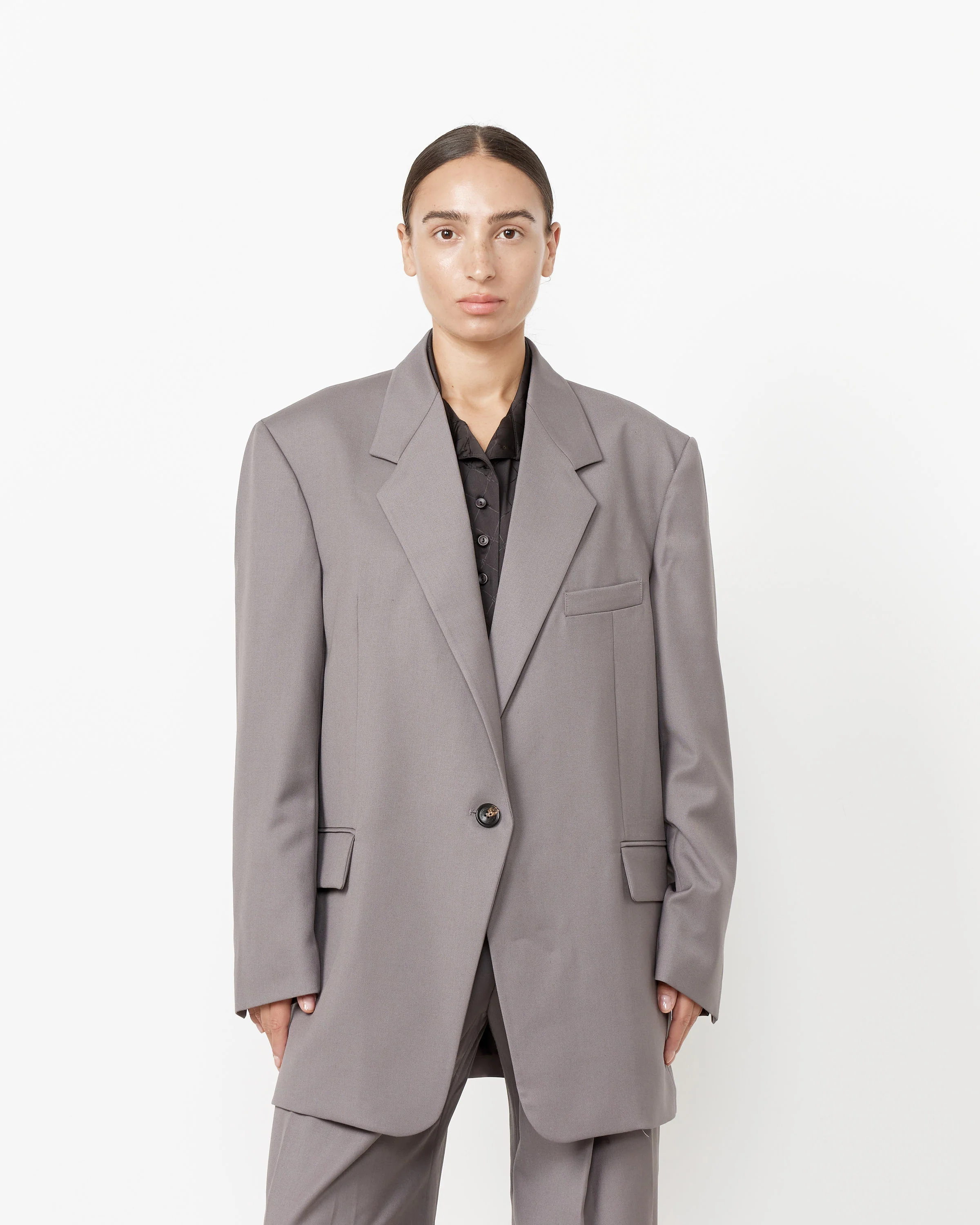 Over Fit Wool Blazer
