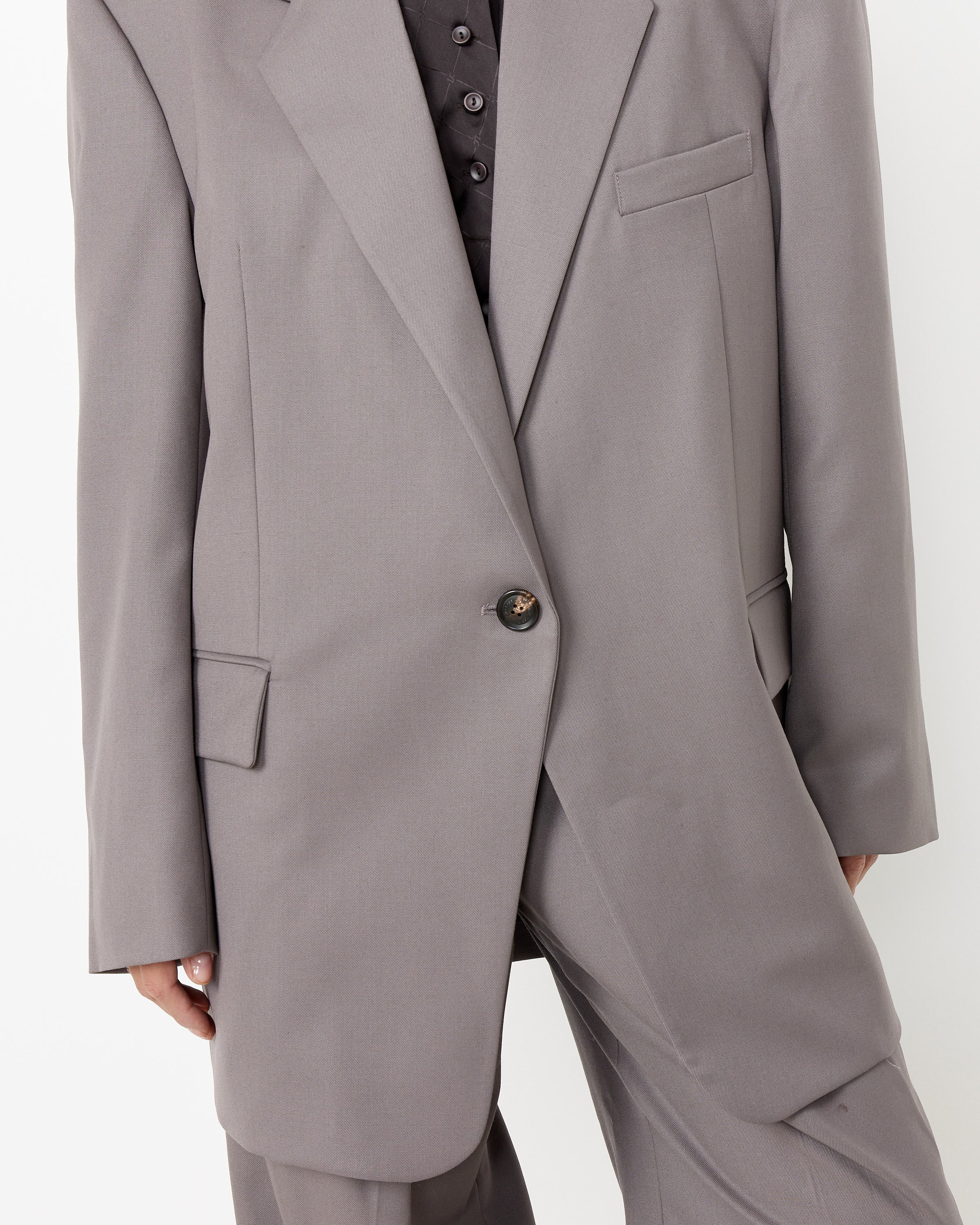 Over Fit Wool Blazer - Image 2
