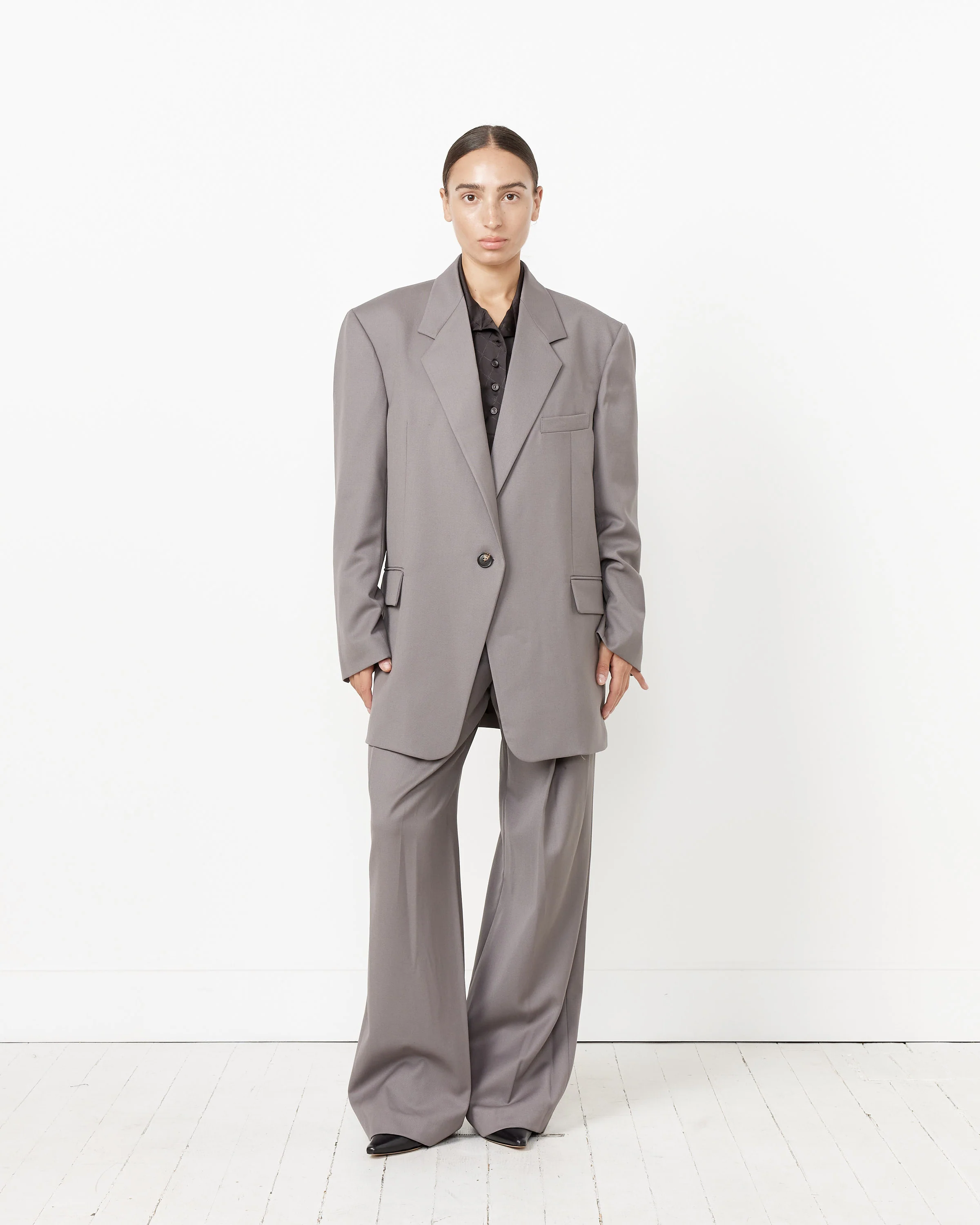 Over Fit Wool Blazer - Image 3