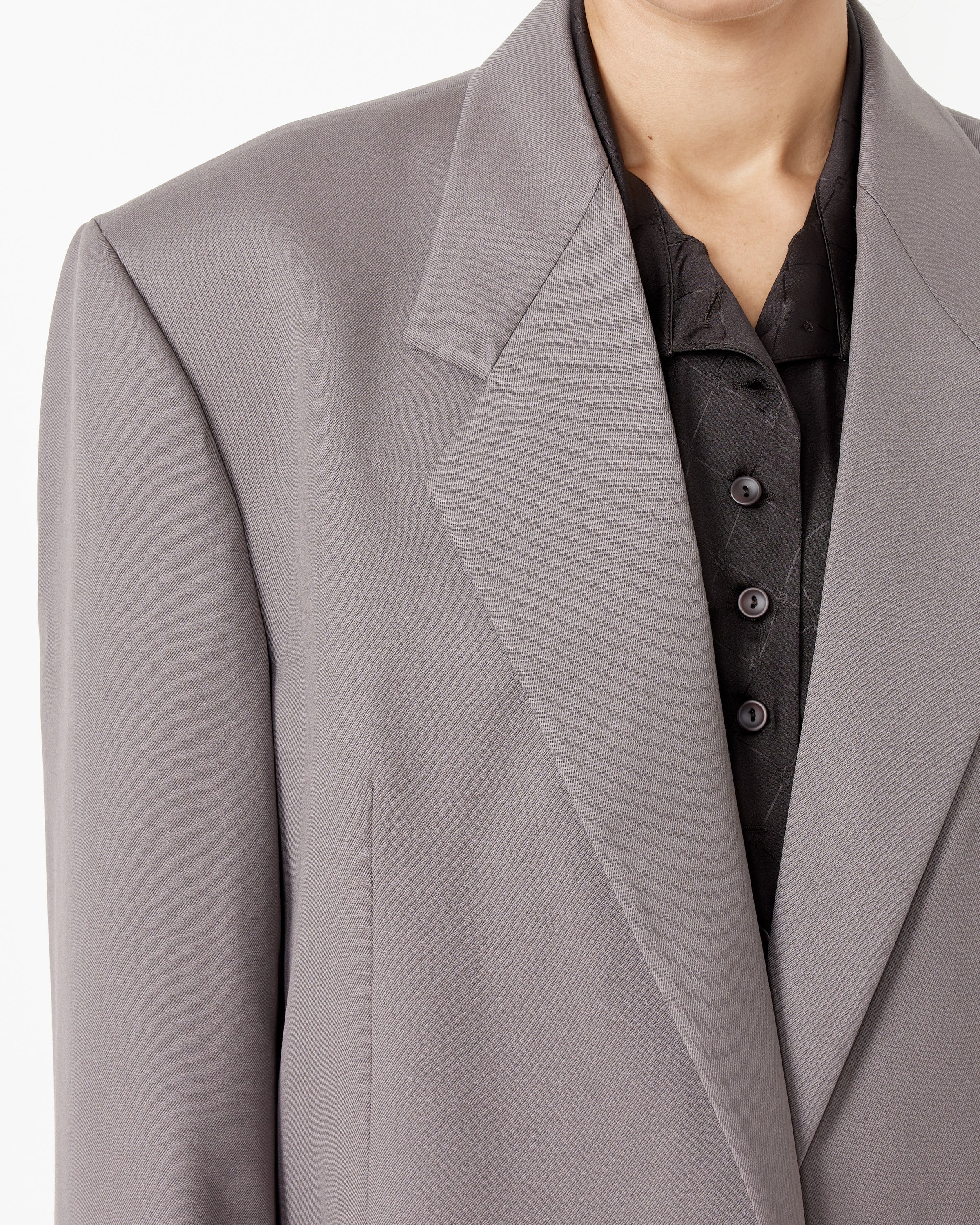 Over Fit Wool Blazer - Image 4
