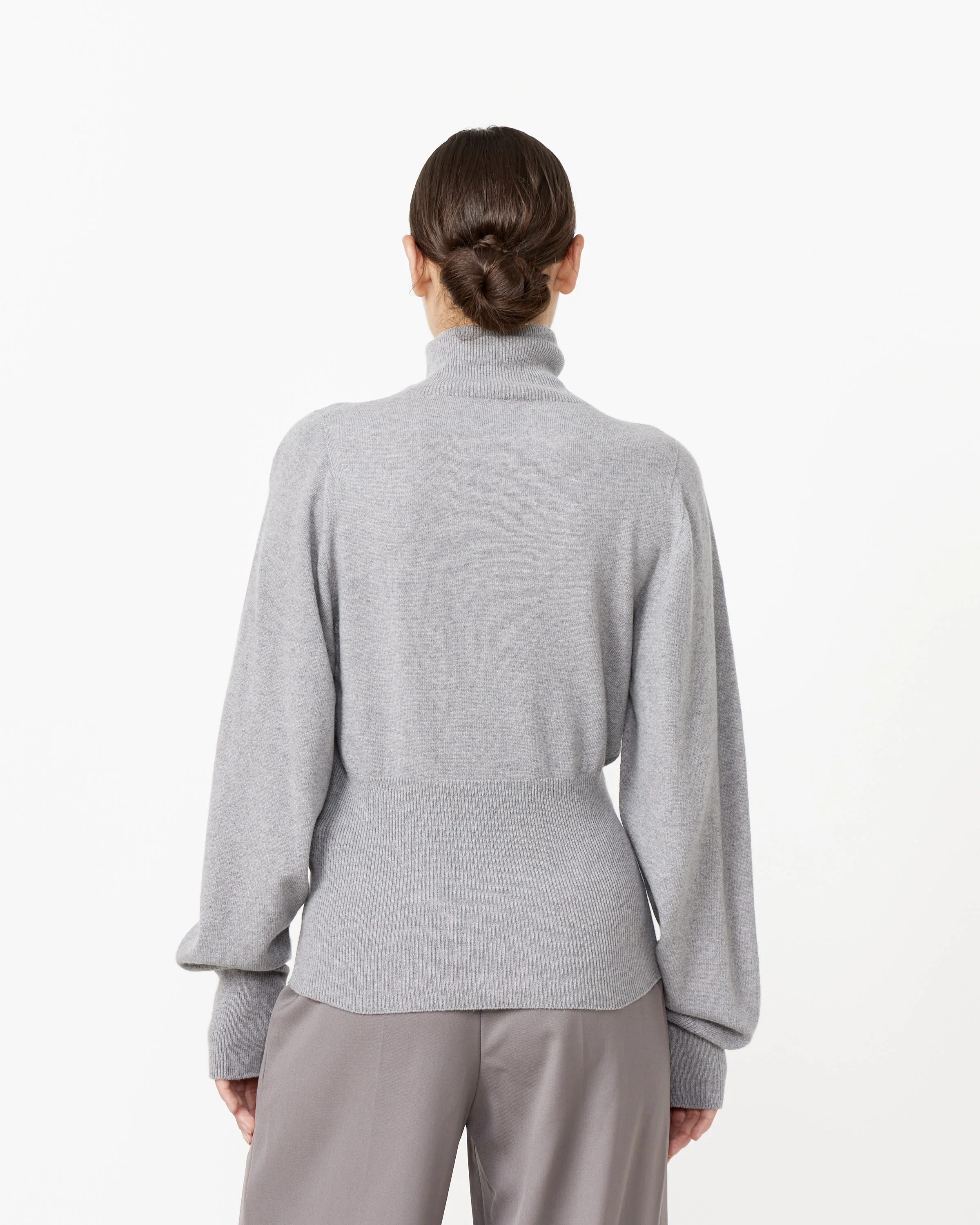 Rib Point Turtleneck Top - Image 5