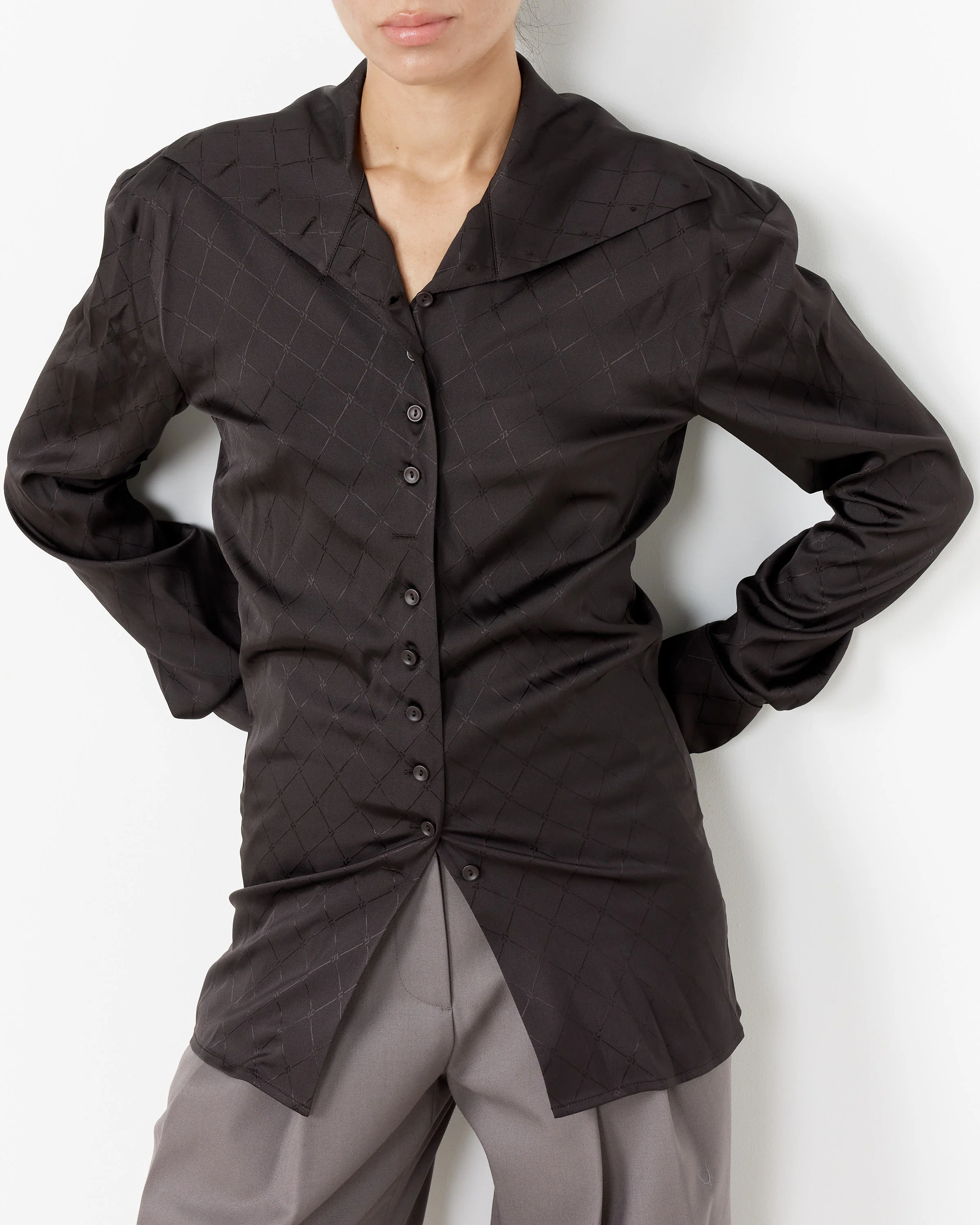 Sailor Button Point Blouse - Image 2
