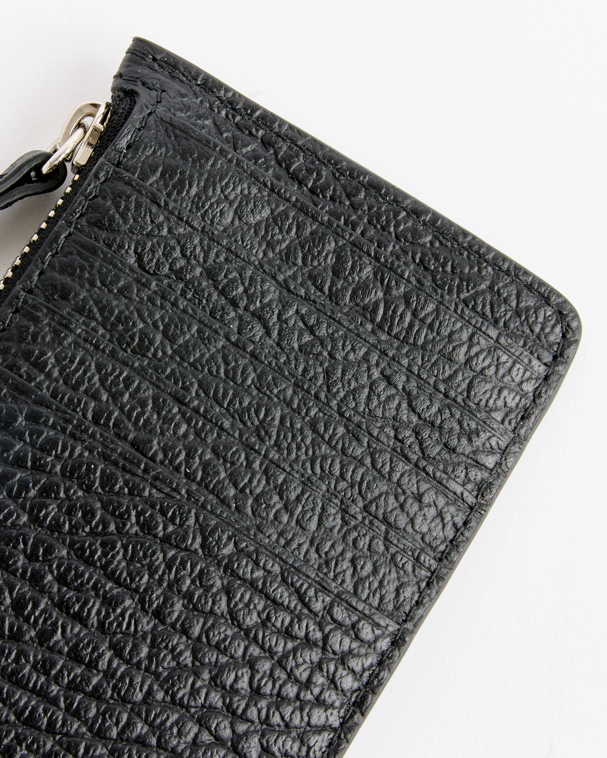 Card Holder Zip Ew Wallet in Black - Image 3