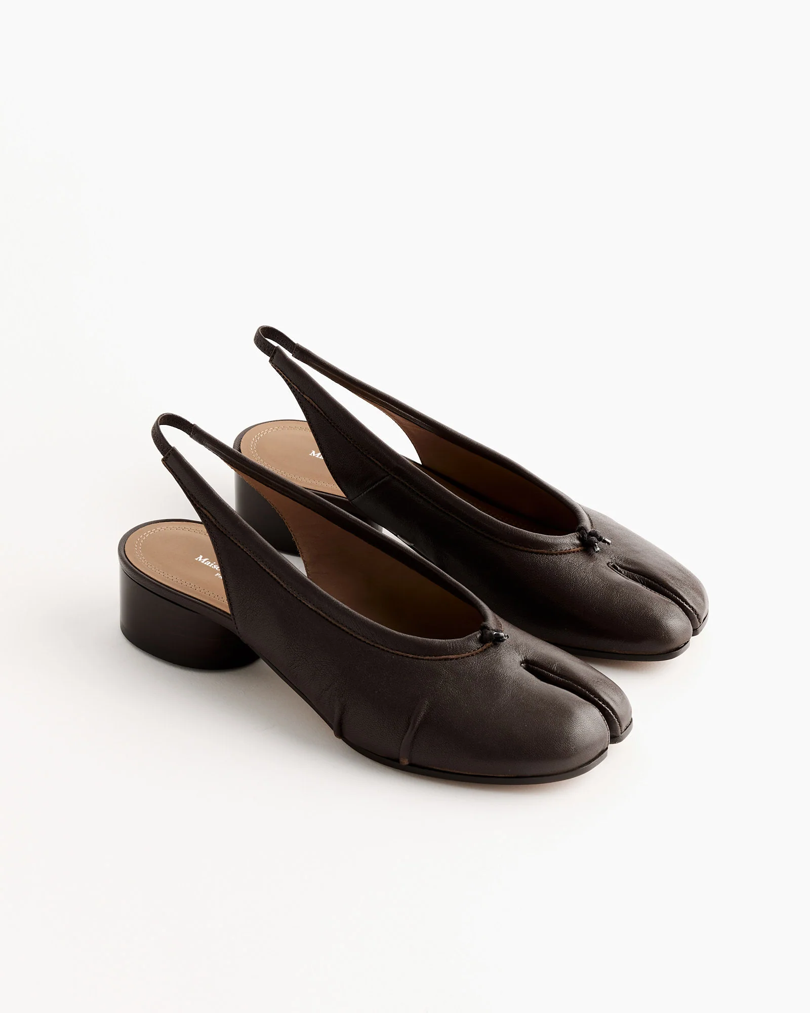 Tabi New Ballerina Slingback in Brown - Image 3