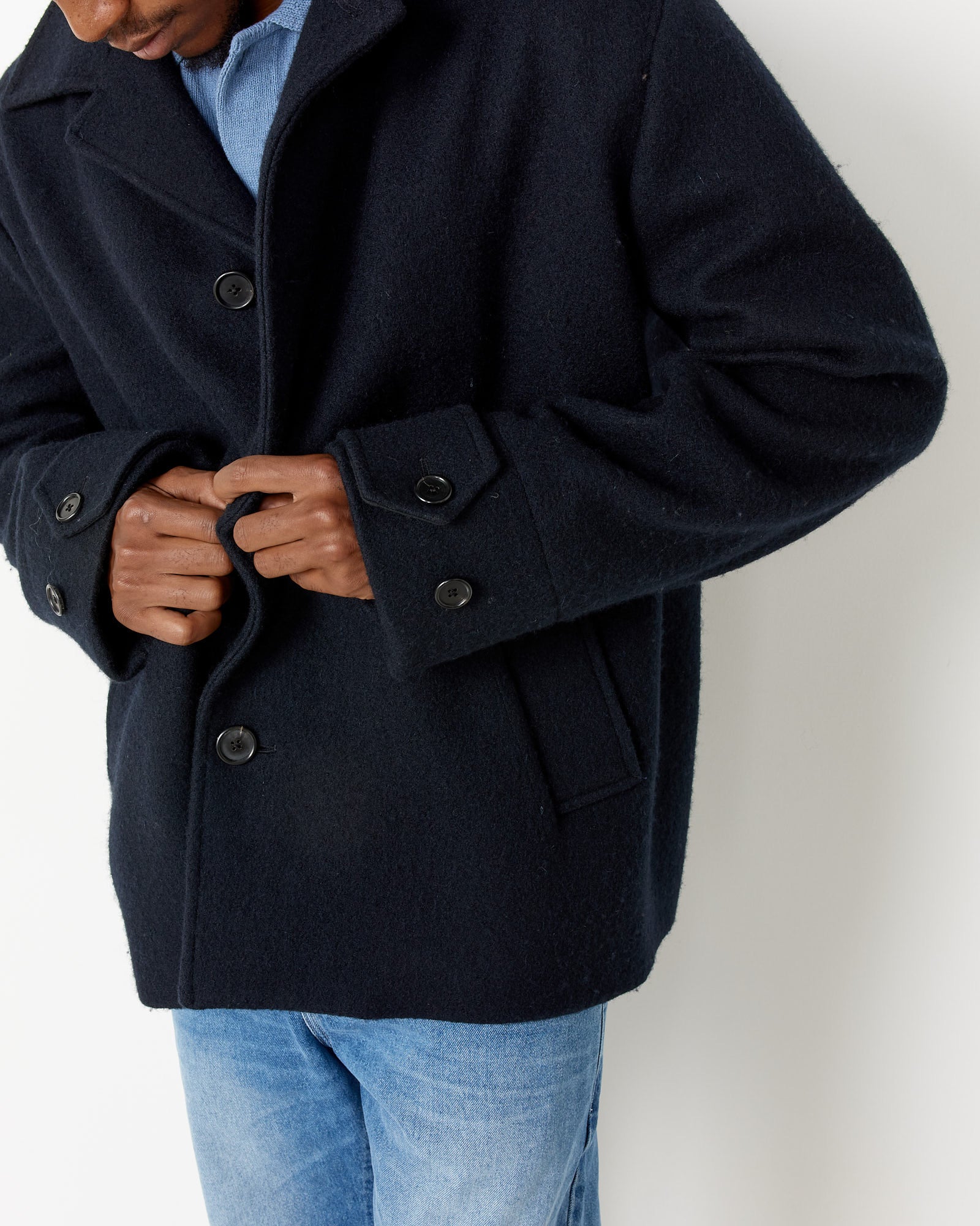 Off Set Placket Coat - Image 6