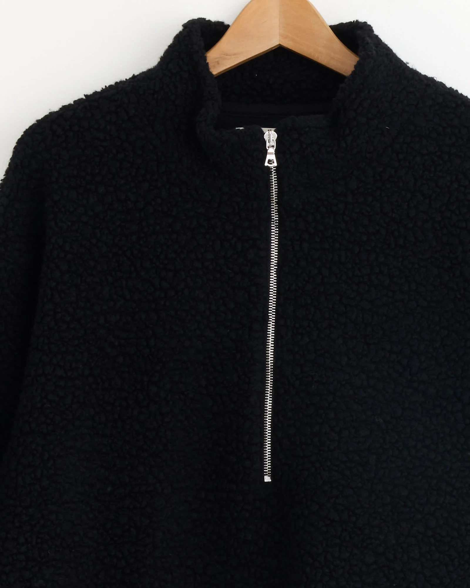 Common Half Zip Sweater in Black - Image 2